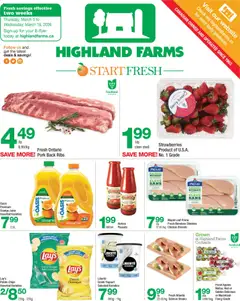 Preview of Highland Farms weekly flyer / circulaire from shop Highland Farms valid from 05.03.2026