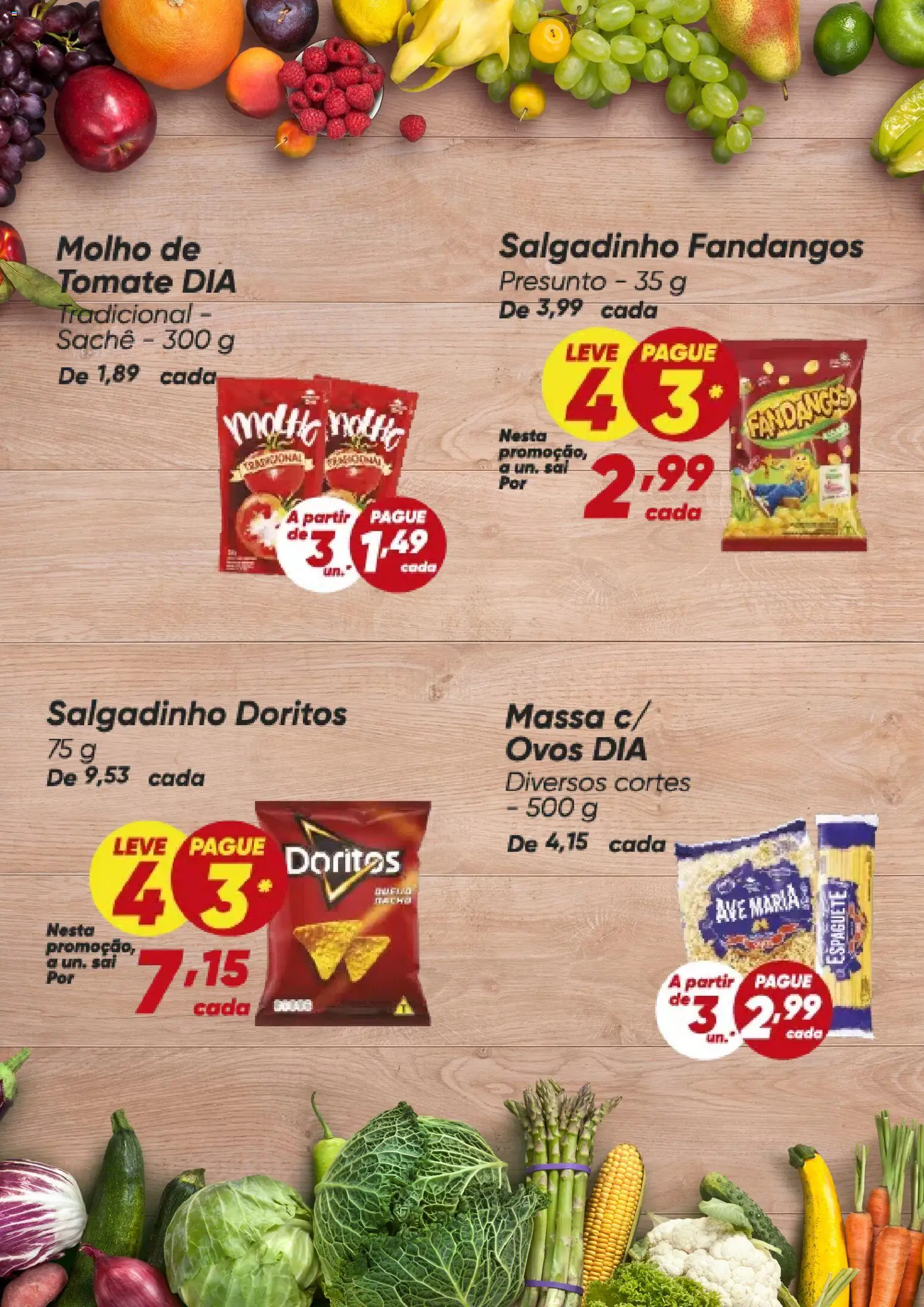 Dia Folheto - válido de 17.11.2025 | Página: 5 | Produtos: Ovos, Presunto, Massa, Sal