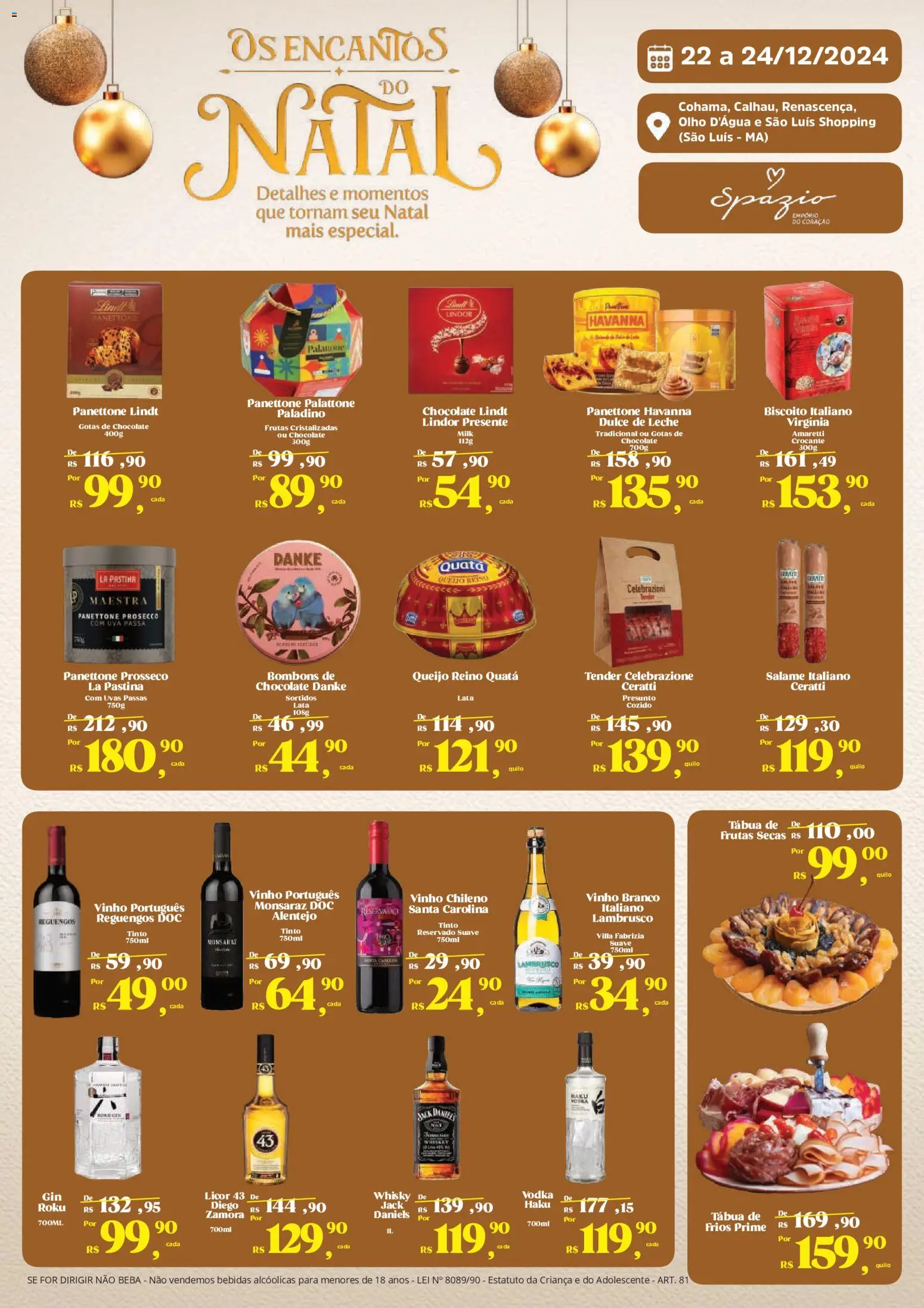 Mateus Folheto - válido de 22.12.2025 | Página: 1 | Produtos: Biscoito, Licor, Licor 43, Panettone