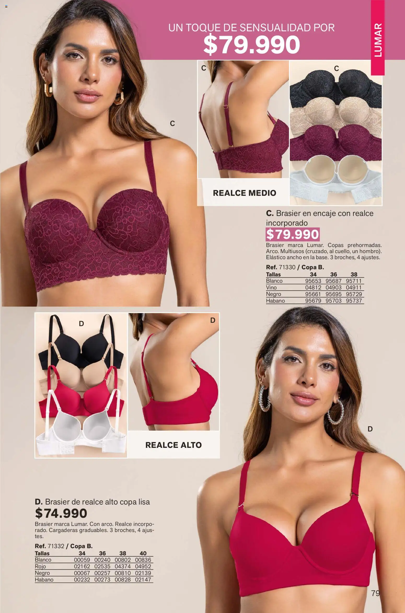 Leonisa revista - valida desde el 01.02.2026 | Página: 79 | Productos: Brasier, Vino