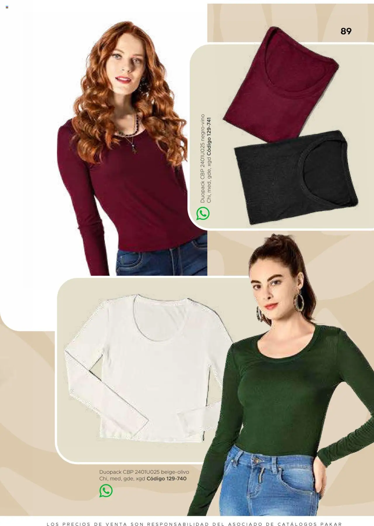 Nuevas ofertas de SC Pakar válidas en toda la República Mexicana desde el 31.01.2025. ¡Encuentra las mejores ofertas en SC Pakar catálogo Ropa! | Página: 89