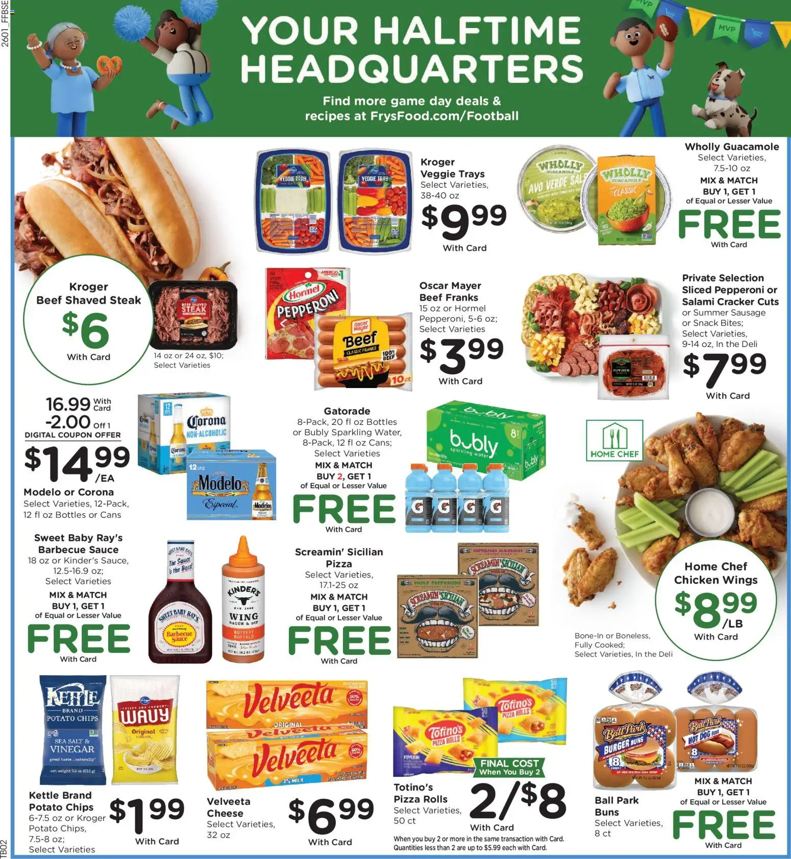Fry's Food Weekly Ad - valid from 04.02.2026 | Page: 4 | Products: Cheese, Pizza, Pepper, Kettle