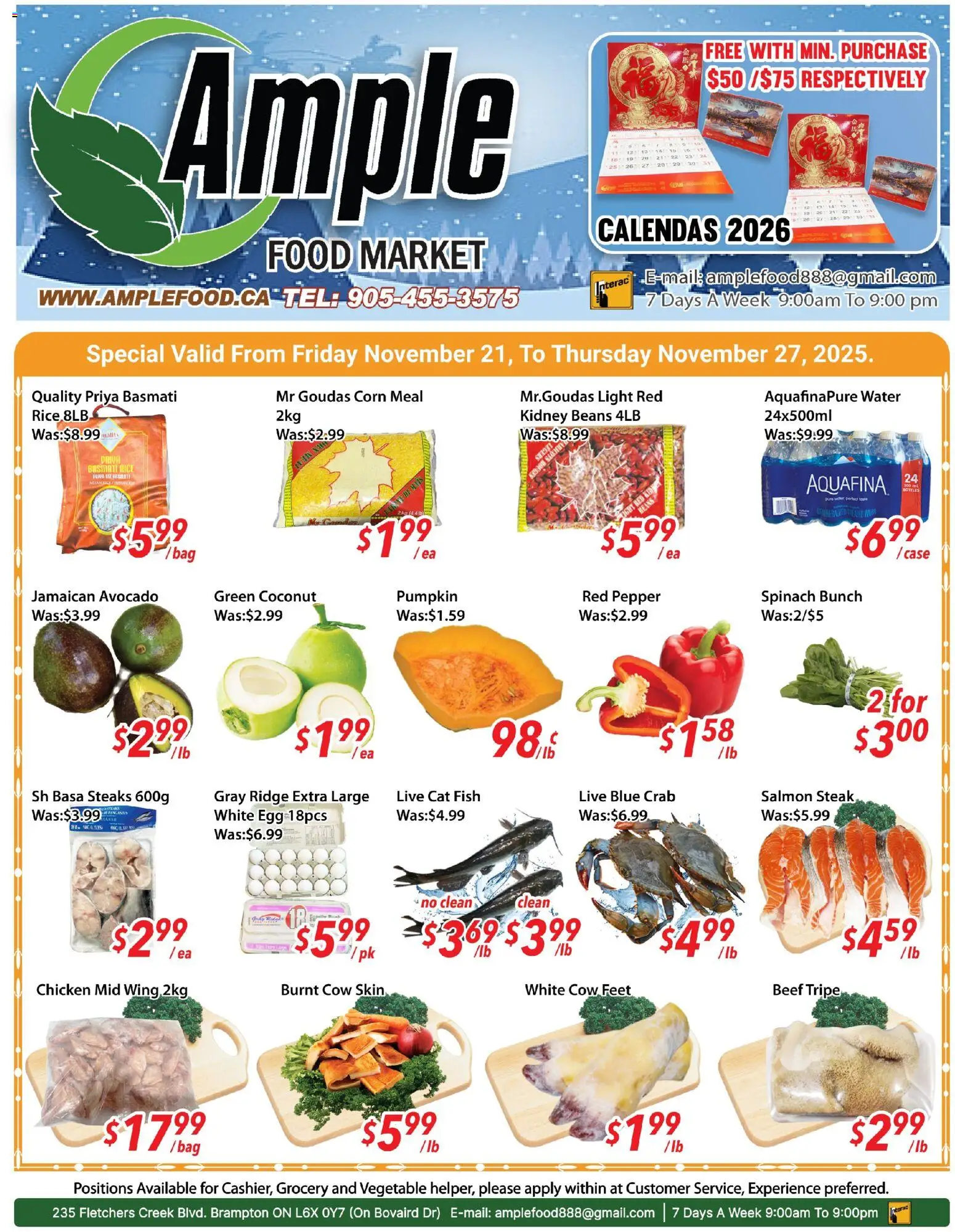 Ample Food Market flyer valid from 21.11.2025 | Page: 1