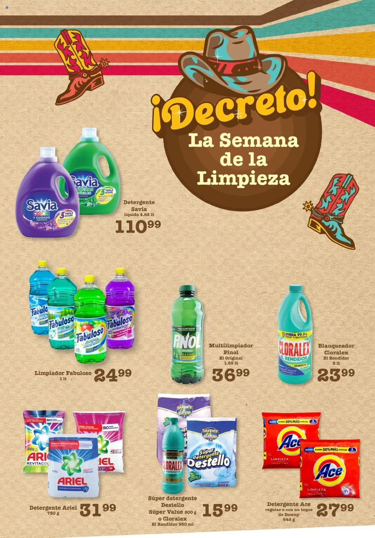 Nuevas ofertas de S-Mart válidas en toda la República Mexicana desde el 29.07.2025. ¡Encuentra las mejores ofertas en S-Mart - Folleto de Feria - Chihuahua! | Página: 3 | Productos: Detergente, Limpiador, Fragancia