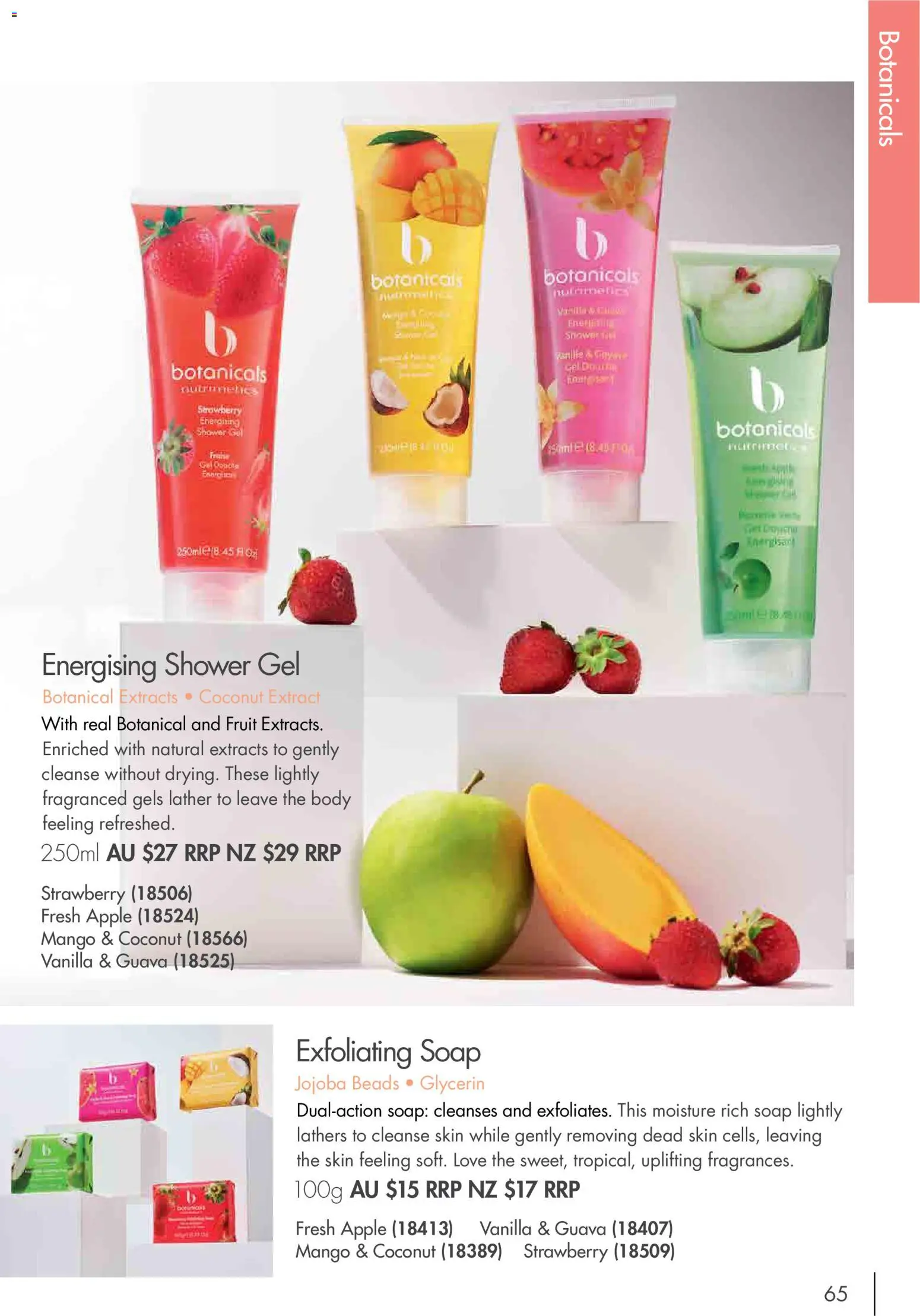 Nutrimetics catalogue - valid from 01.01.2026 | Page: 65 | Products: Shower, Soap, Shower gel, Mango
