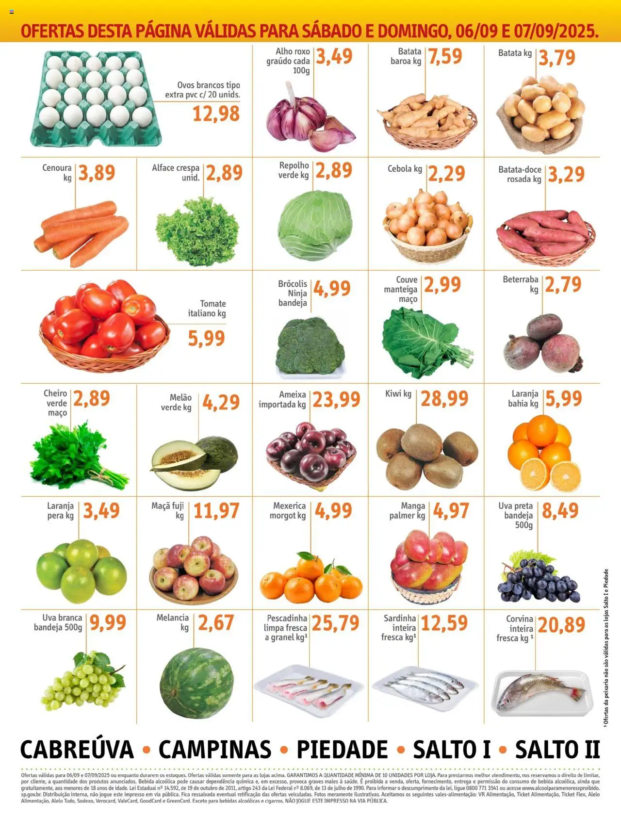 Sonda Folheto - válido de 05.09.2025 | Página: 7 | Produtos: Cebola, Ovos, Kiwi, Alface