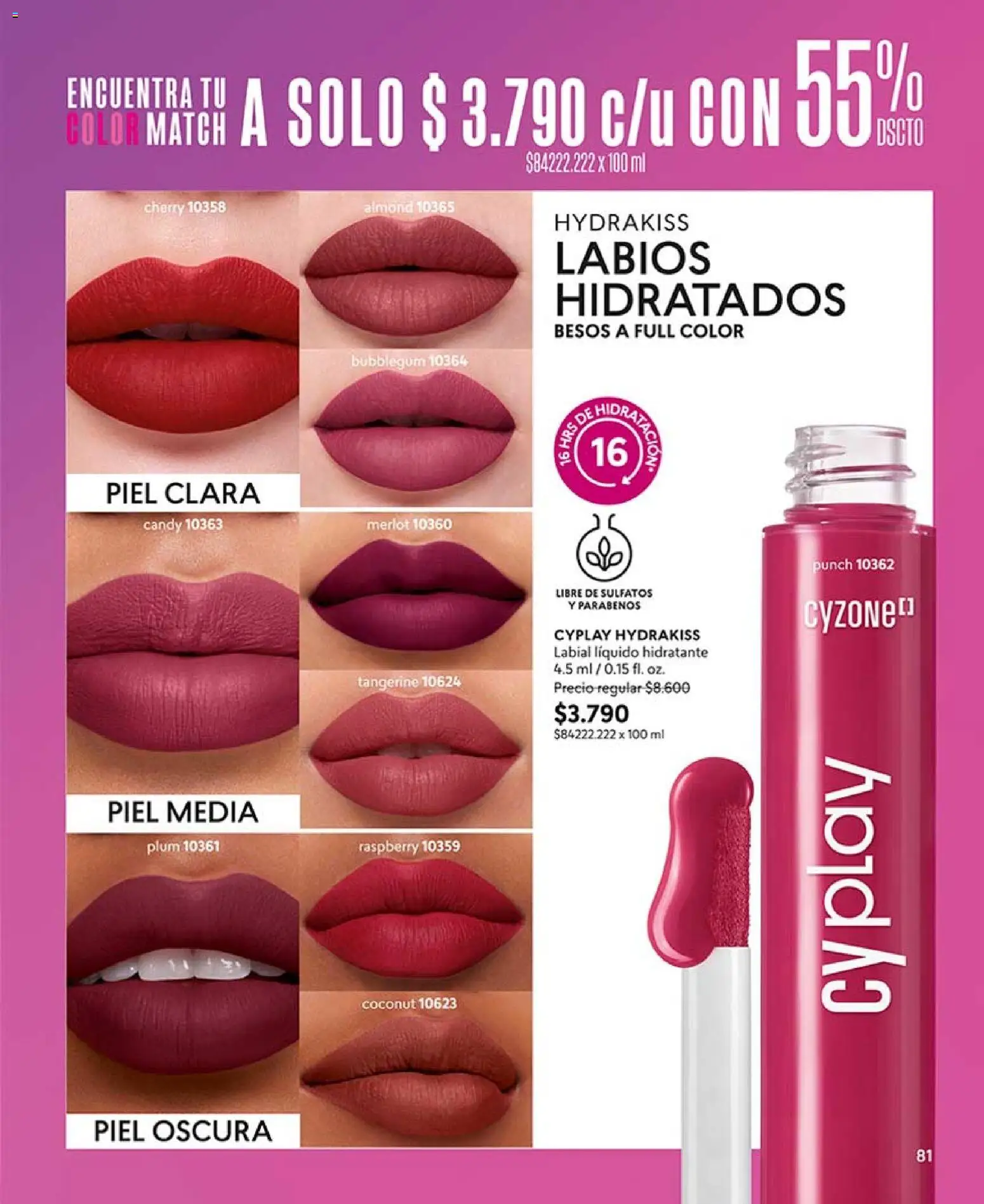 Catálogo CyZone Campaña 7 │ válido desde el 18.04.2026 | Página: 93 | Productos: Labial