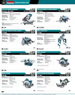 Vista previa de Makita - Catálogo, nuevo folleto de la tienda, válido en México a partir del 04.09.2025 | Página: 126 | Productos: Bolsa, Disco, Sierra, Banco