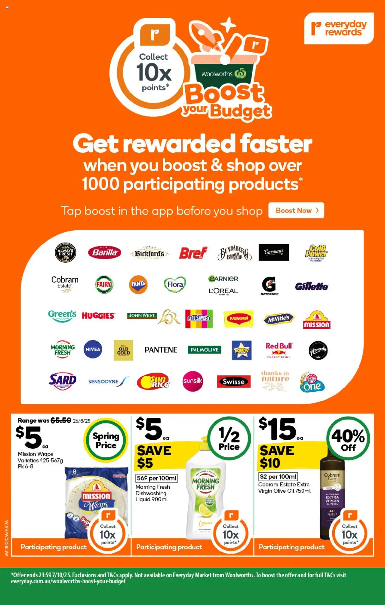 Woolworths catalogue - valid from 10.09.2025 | Page: 26 | Products: Energy drink, Oil, Olive oil, Lemon