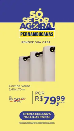 Pernambucanas - Ofertas atuais - Pré-Visualização do folheto da loja Pernambucanas, válido de 05.02.2026 | Página: 5 | Produtos: Cortina
