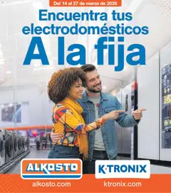 Alkosto catálogo -  Vista previa de la revista de la tienda Alkosto valido desde el 14.03.2026