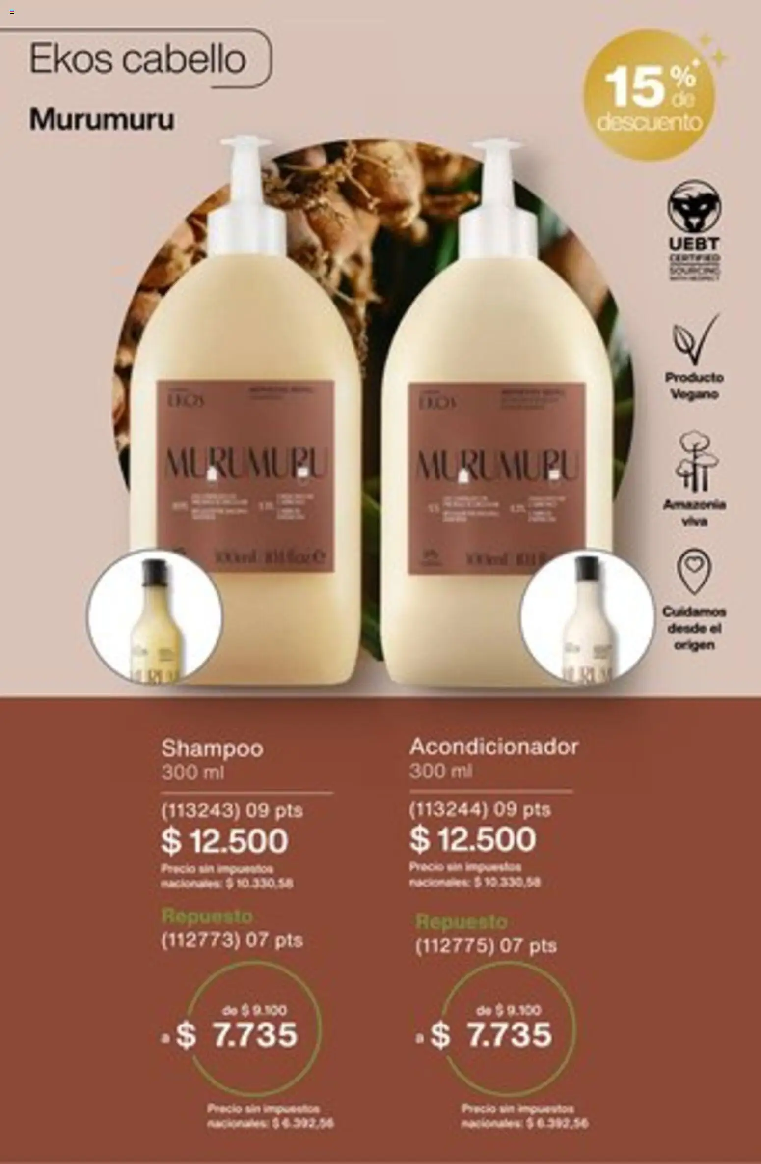 Catálogo Natura Ciclo 16/2025 │ válido desde el 01.11.2025 | Página: 272 | Productos: Shampoo, Acondicionador