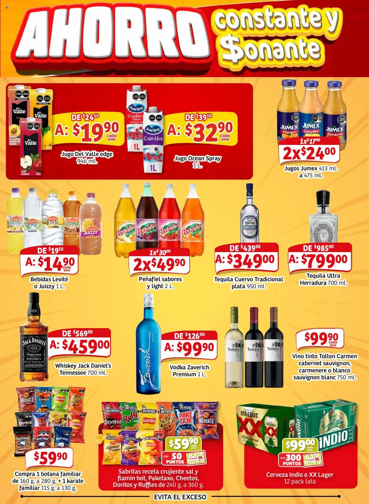 Nuevas ofertas de Soriana válidas en toda la República Mexicana desde el 25.09.2025. ¡Encuentra las mejores ofertas en Soriana - Pesito Valedor Mercado: Edo Mex, Valle De México, Gro, Hgo, Mor, Pue, Qto, Tlax, Ver! | Página: 11 | Productos: Sal, Jugo, Vino, Vodka