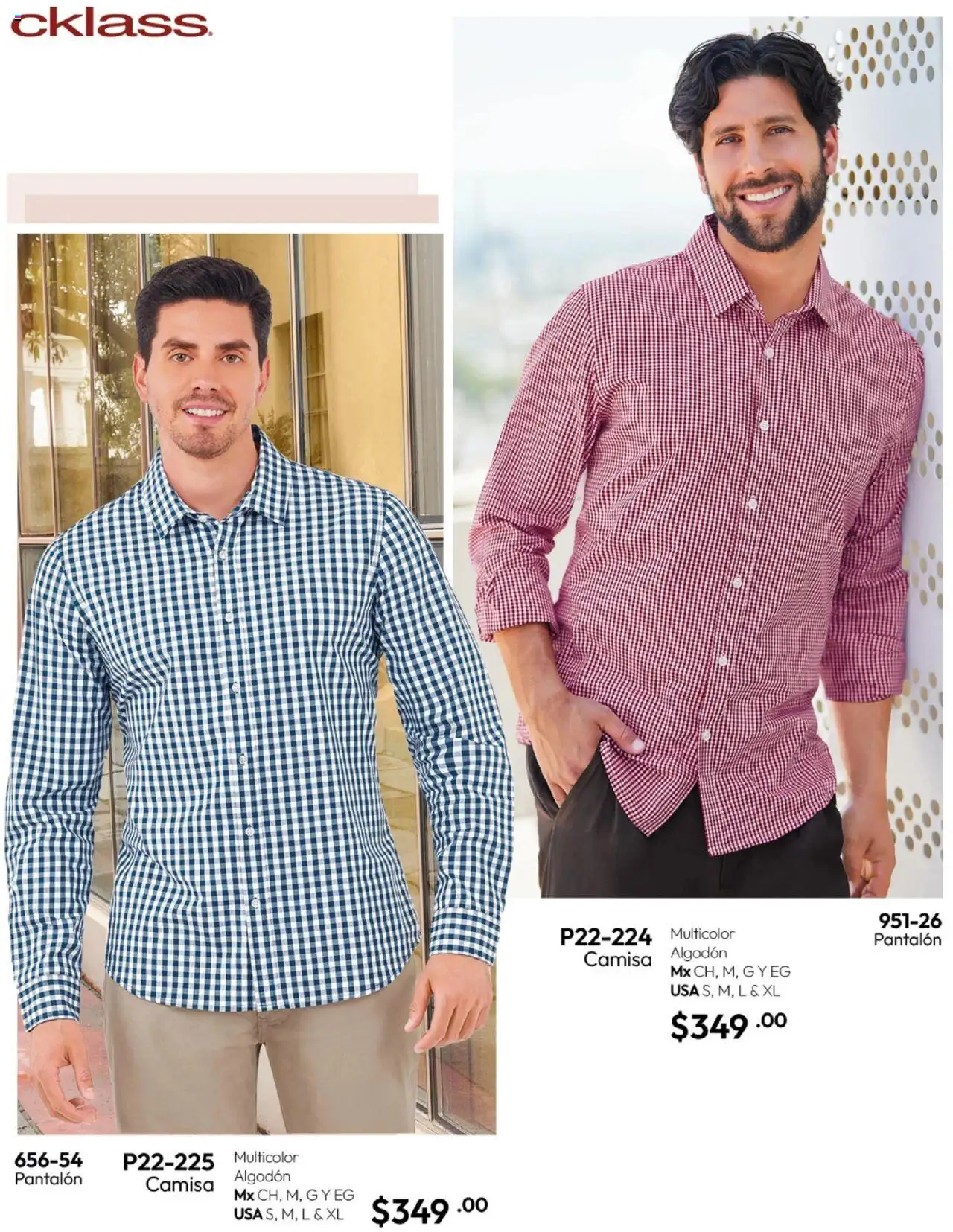 Nuevas ofertas de Cklass válidas en toda la República Mexicana desde el 16.09.2025. ¡Encuentra las mejores ofertas en Cklass - Catálogo Invierno! | Página: 144 | Productos: Camisa, Algodón