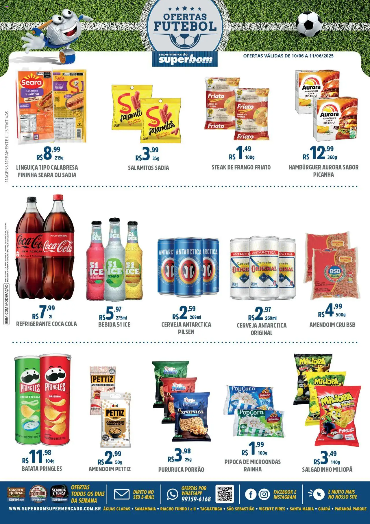 Superbom Folheto - válido de 10.06.2025 | Página: 1 | Produtos: Cola, Creme, Açúcar, Frango