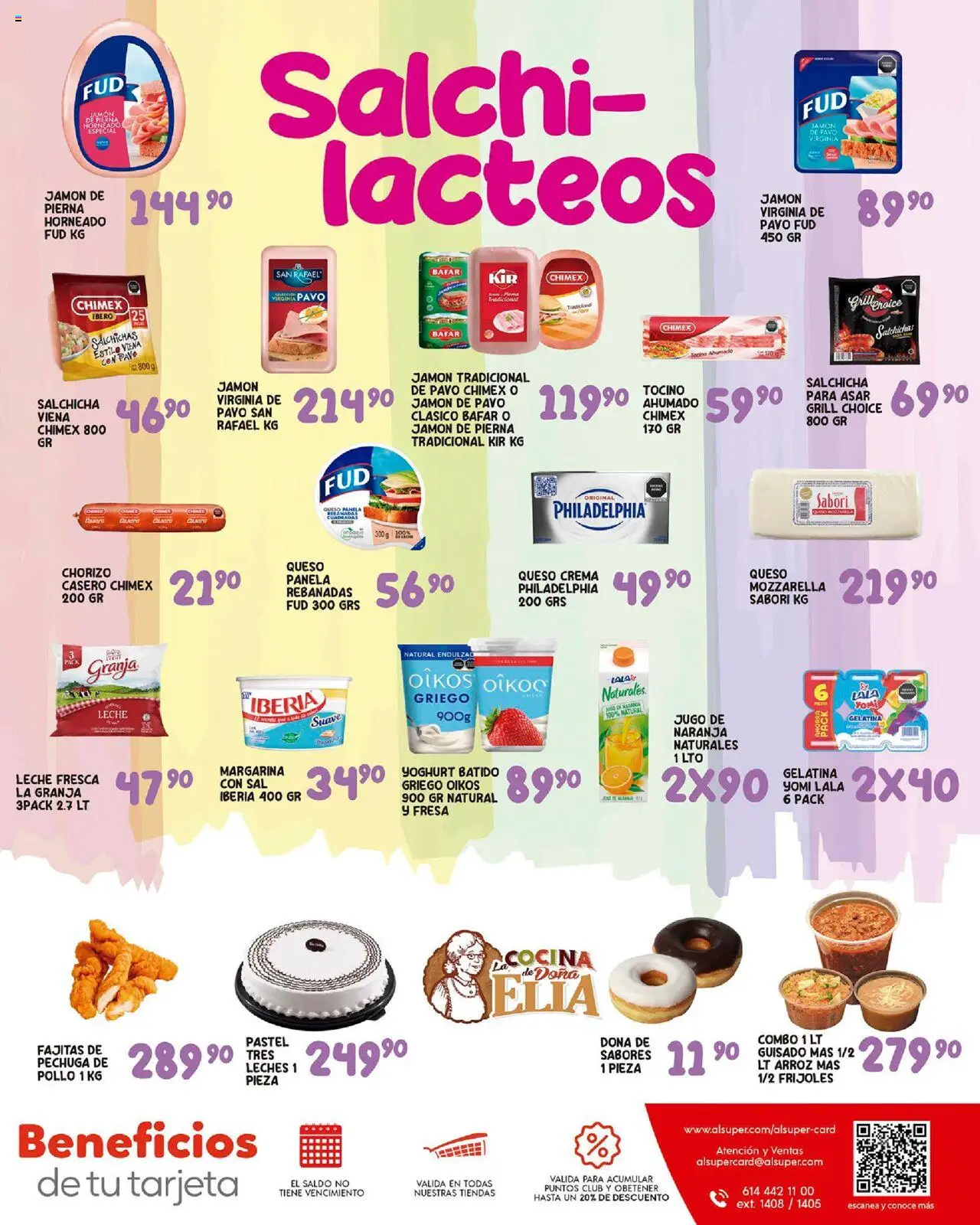 Nuevas ofertas de Alsuper válidas en toda la República Mexicana desde el 05.09.2025. ¡Encuentra las mejores ofertas en Alsuper - Folleto - Durango! | Página: 7 | Productos: Salchicha, Crema, Queso, Jamón