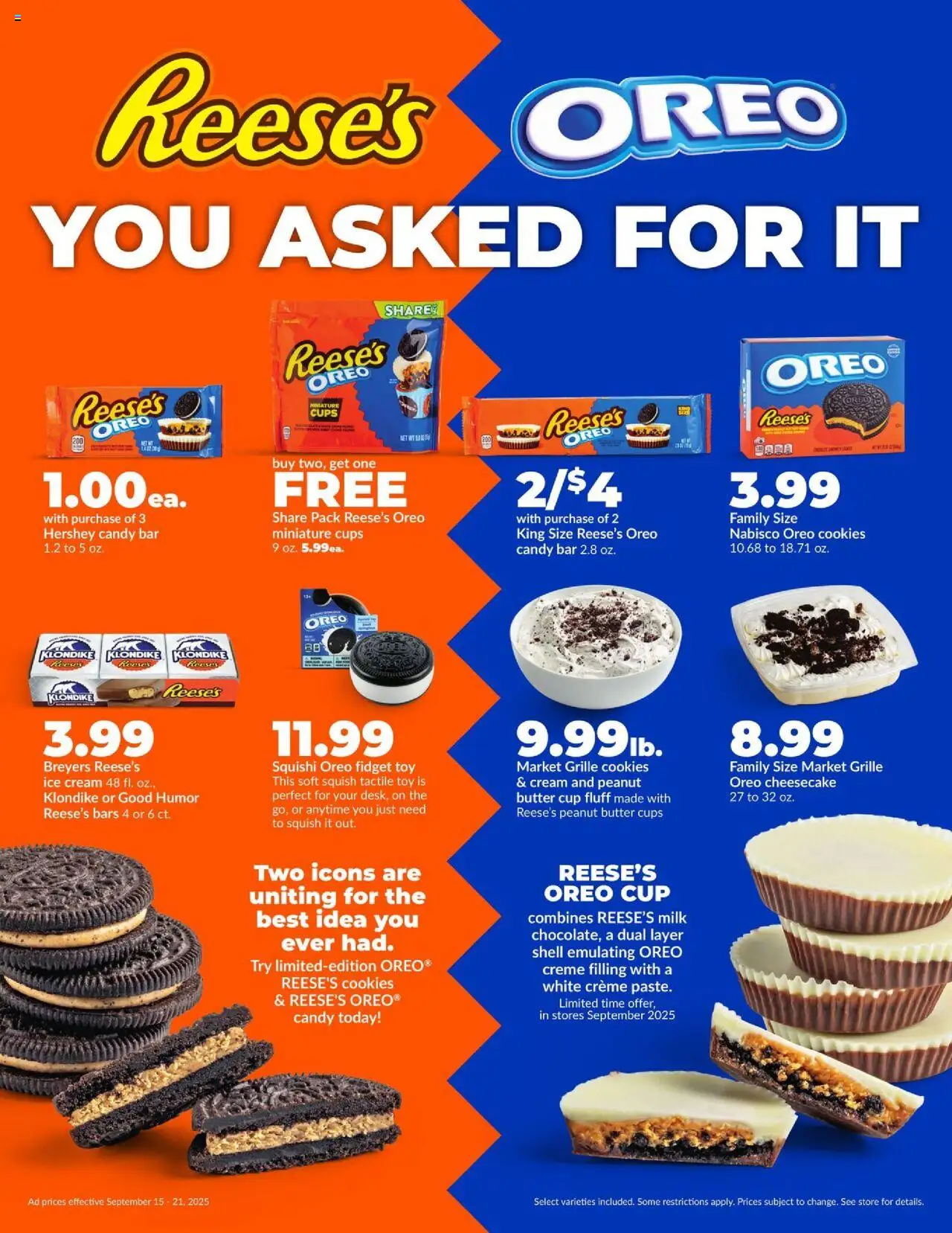 HyVee Weekly Ad - valid from 15.09.2025 | Page: 10 | Products: Milk, Cream, Cookies, Ice cream
