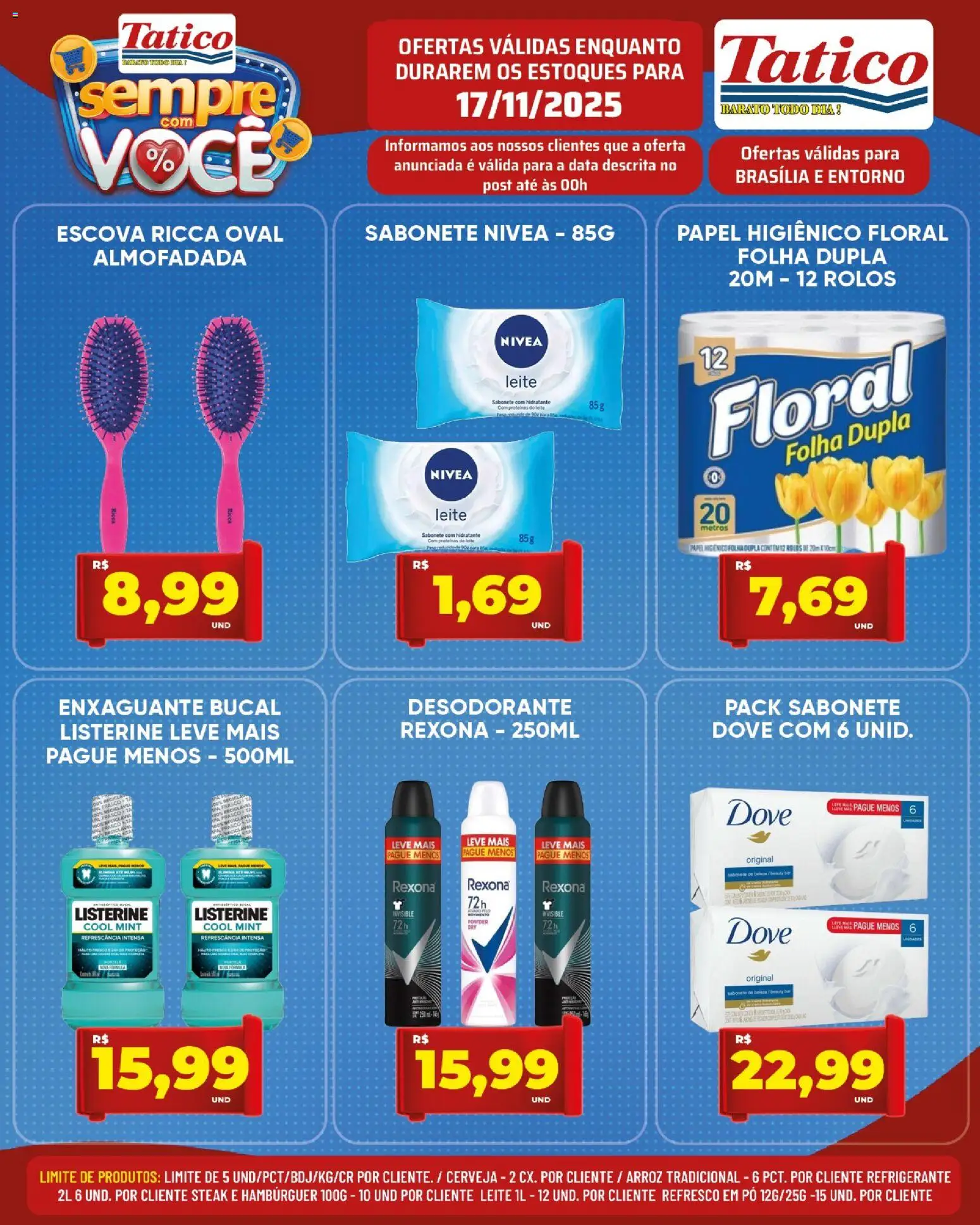 Tatico Folheto - válido de 17.11.2025 | Página: 14 | Produtos: Pó, Arroz, Refrigerante, Dove