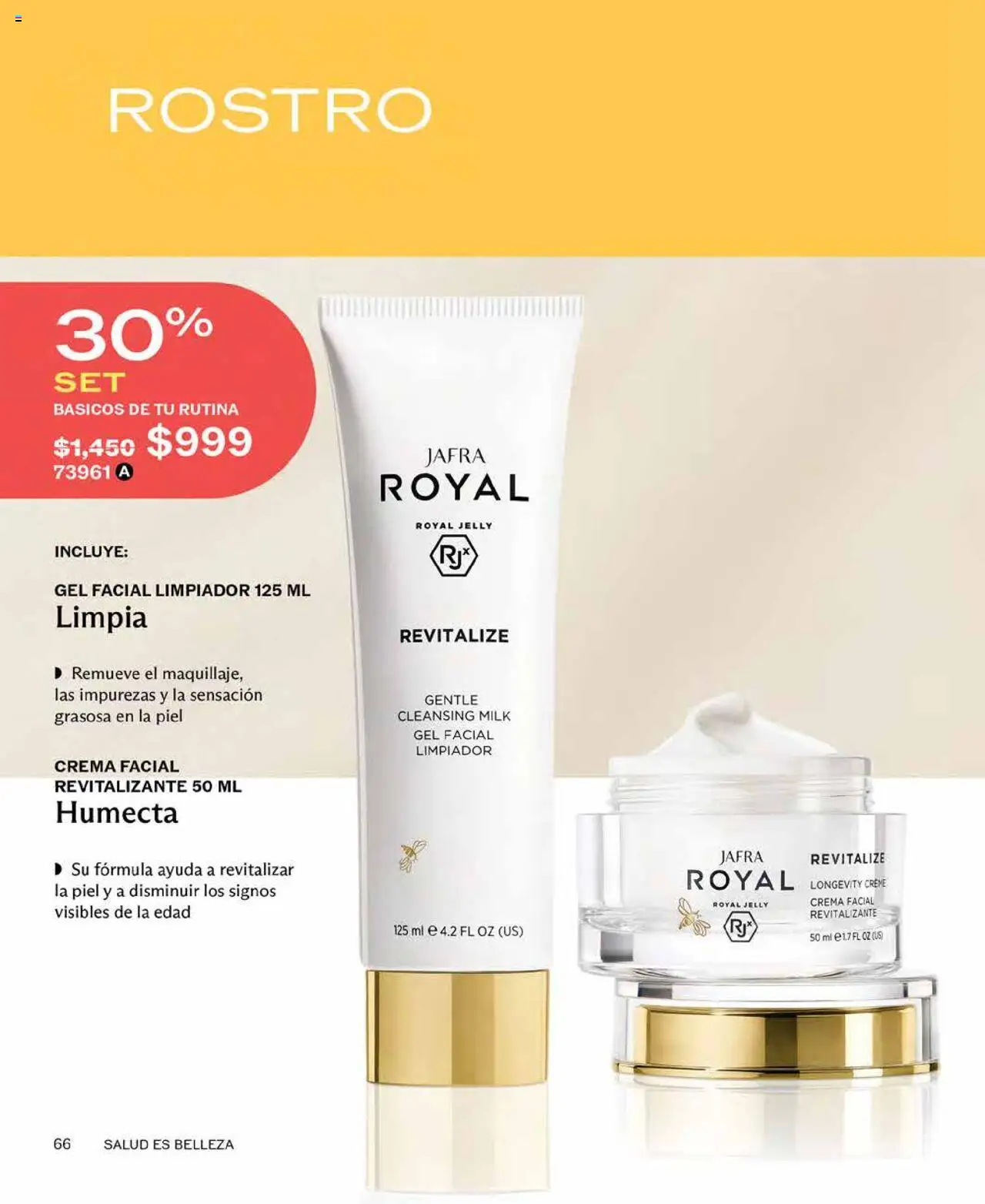 Nuevas ofertas de JAFRA válidas en toda la República Mexicana desde el 01.08.2025. ¡Encuentra las mejores ofertas en JAFRA - Catálogo! | Página: 66 | Productos: Crema, Limpiador