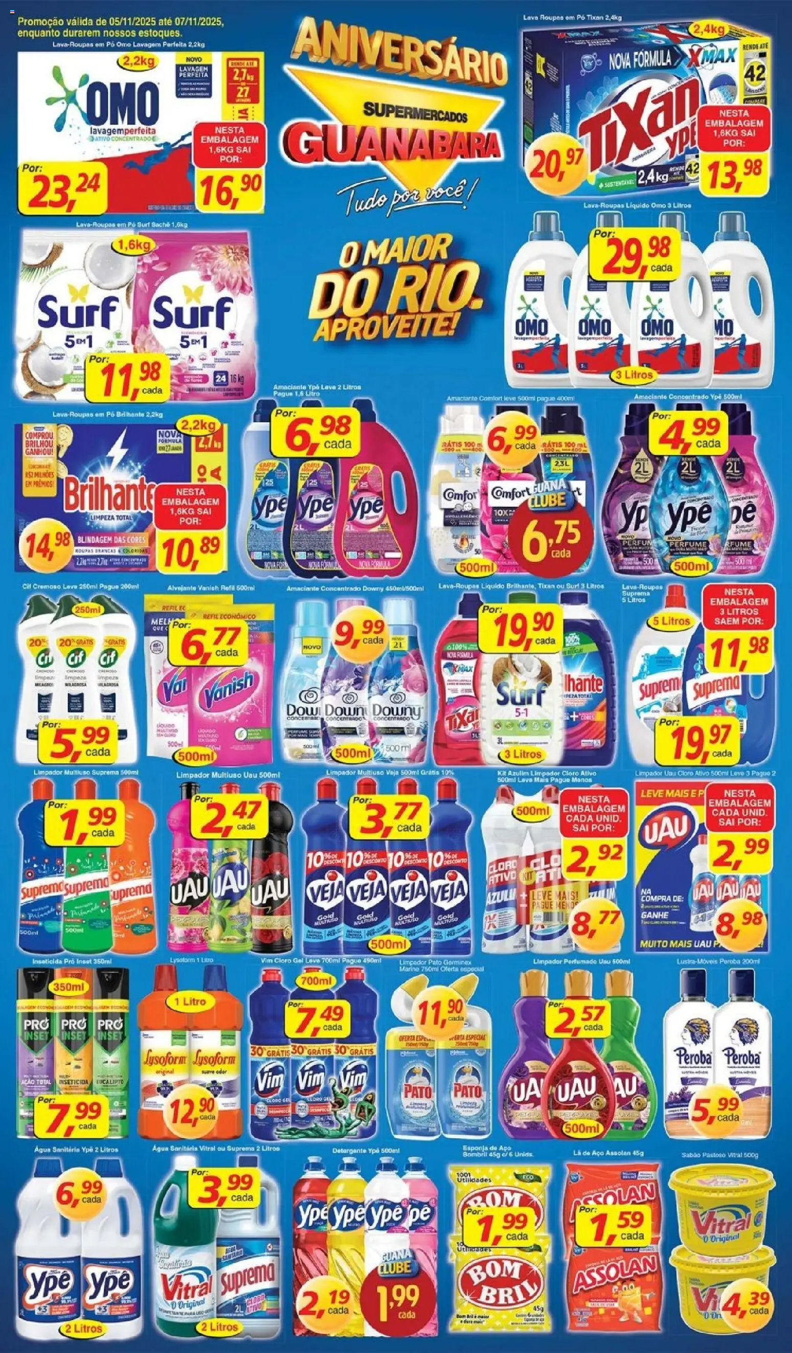 Supermercados Guanabara Folheto - válido de 05.11.2025 | Página: 12 | Produtos: Perfume, Pó, Vanish, Amaciante
