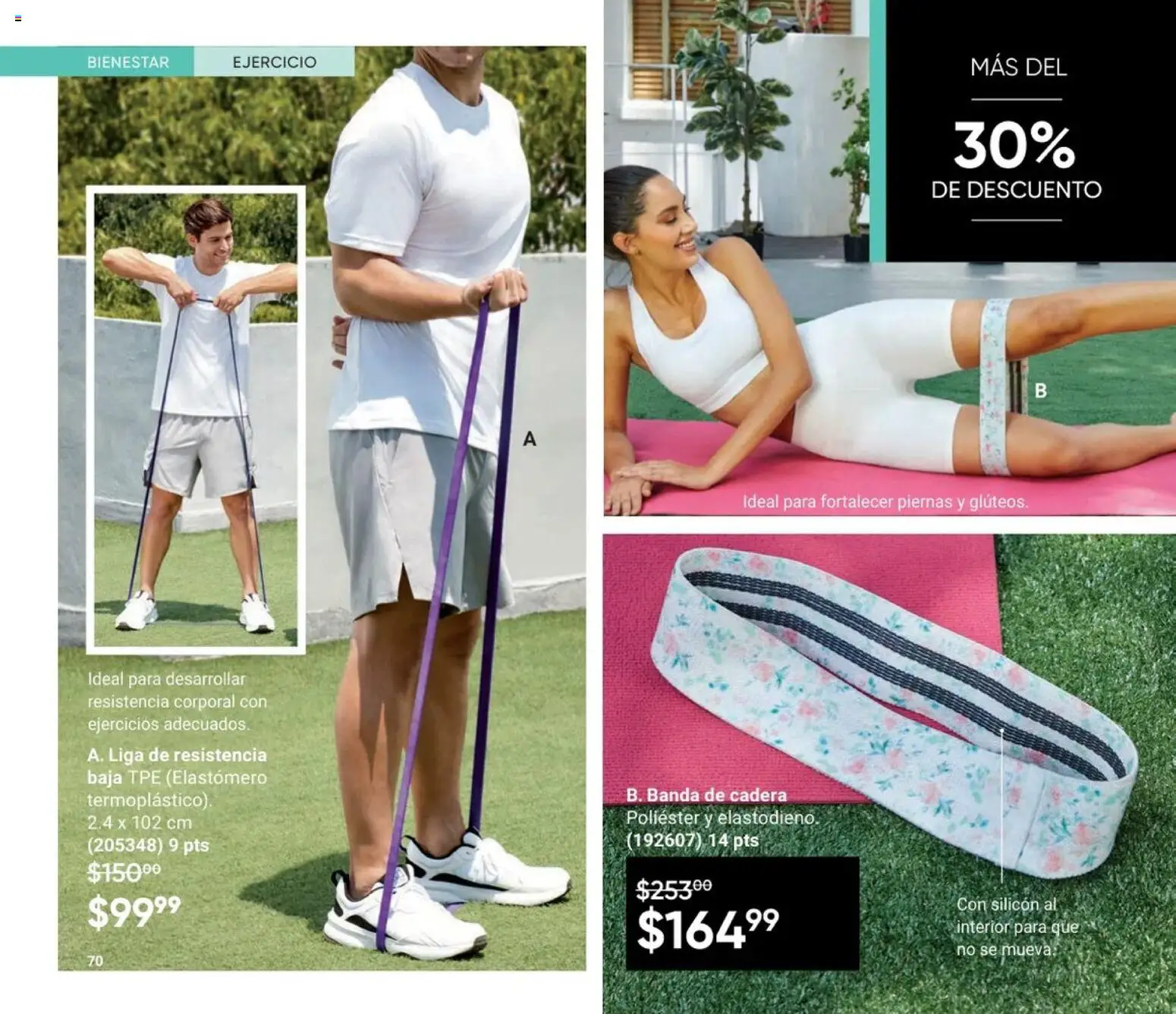 Nuevas ofertas de AVON válidas en toda la República Mexicana desde el 20.12.2025. ¡Encuentra las mejores ofertas en AVON Casa & Estilo 1 2026! | Página: 72 | Productos: Liga