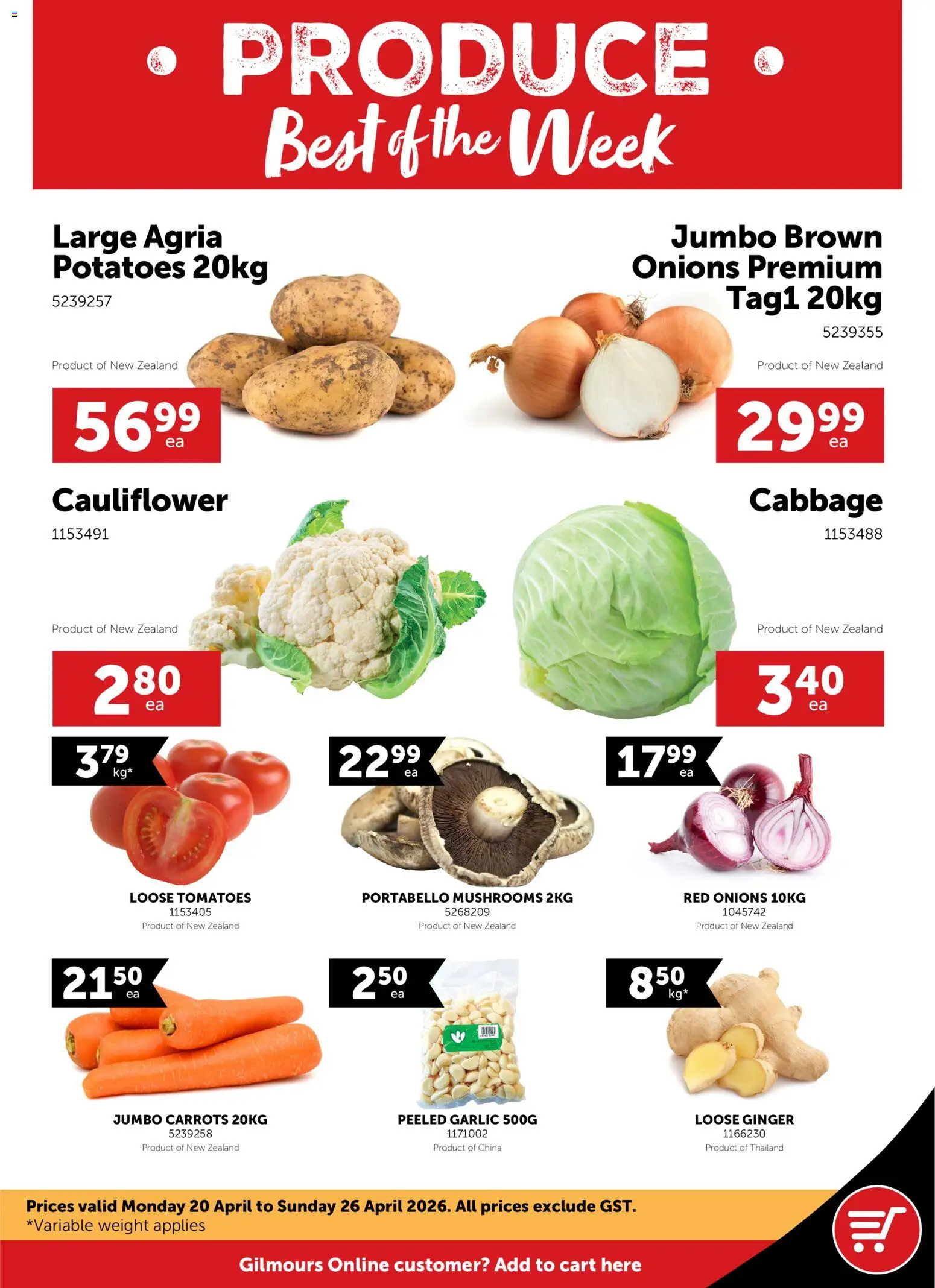 Gilmours catalogue from 20.04.2026 | Page: 1