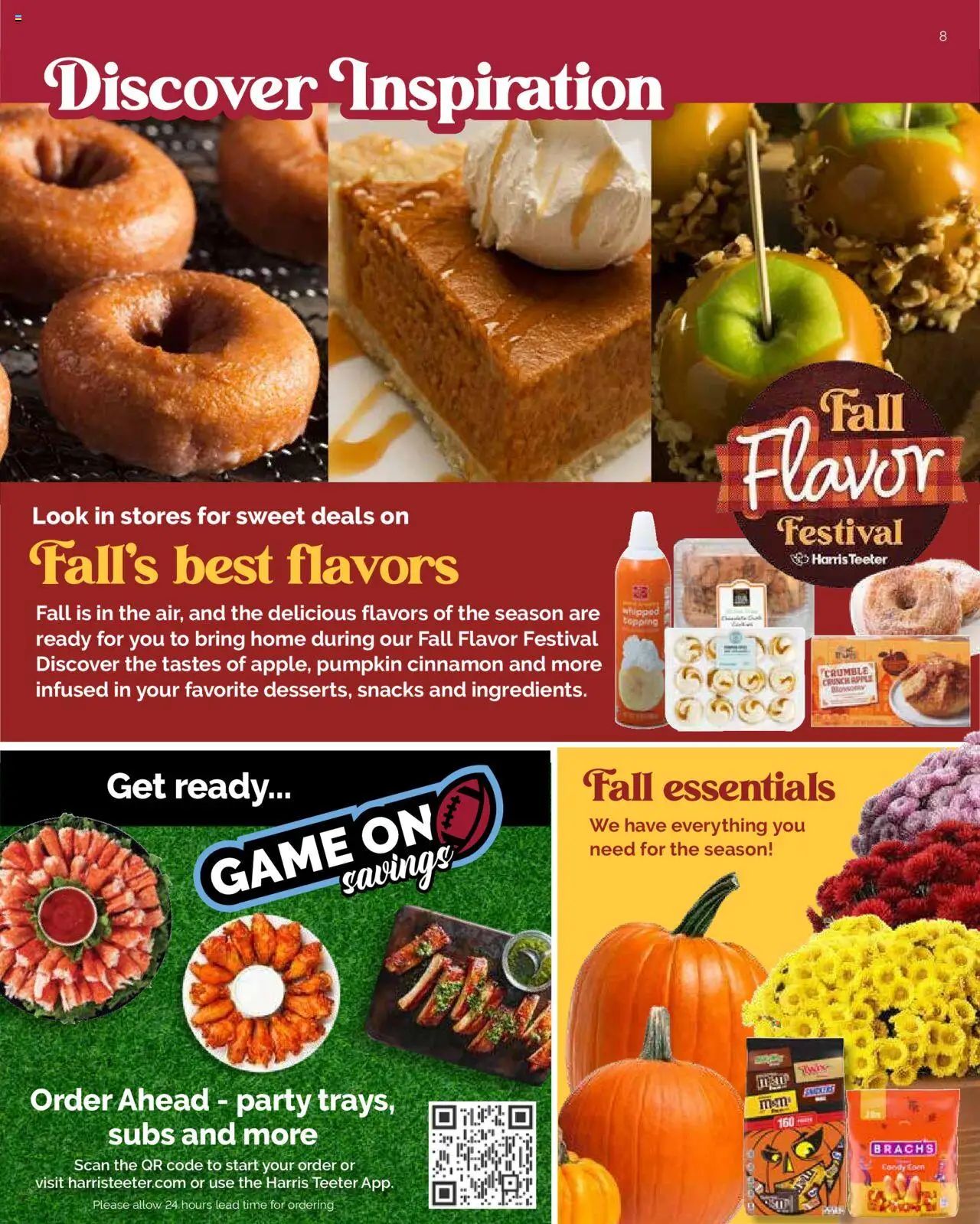 Harris Teeter Monthly Ad - valid from 10.09.2025 | Page: 8 | Products: Pumpkin, Game