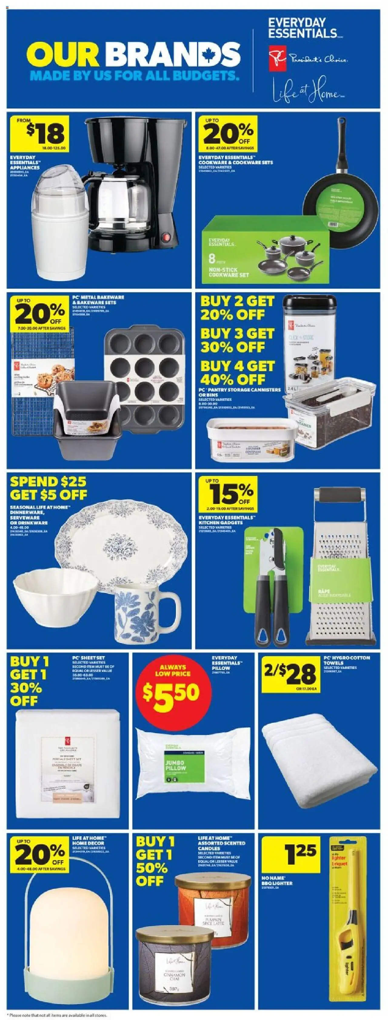 Real Canadian Superstore flyer valid from 11.09.2025 | Page: 19 | Products: PC, Pillow