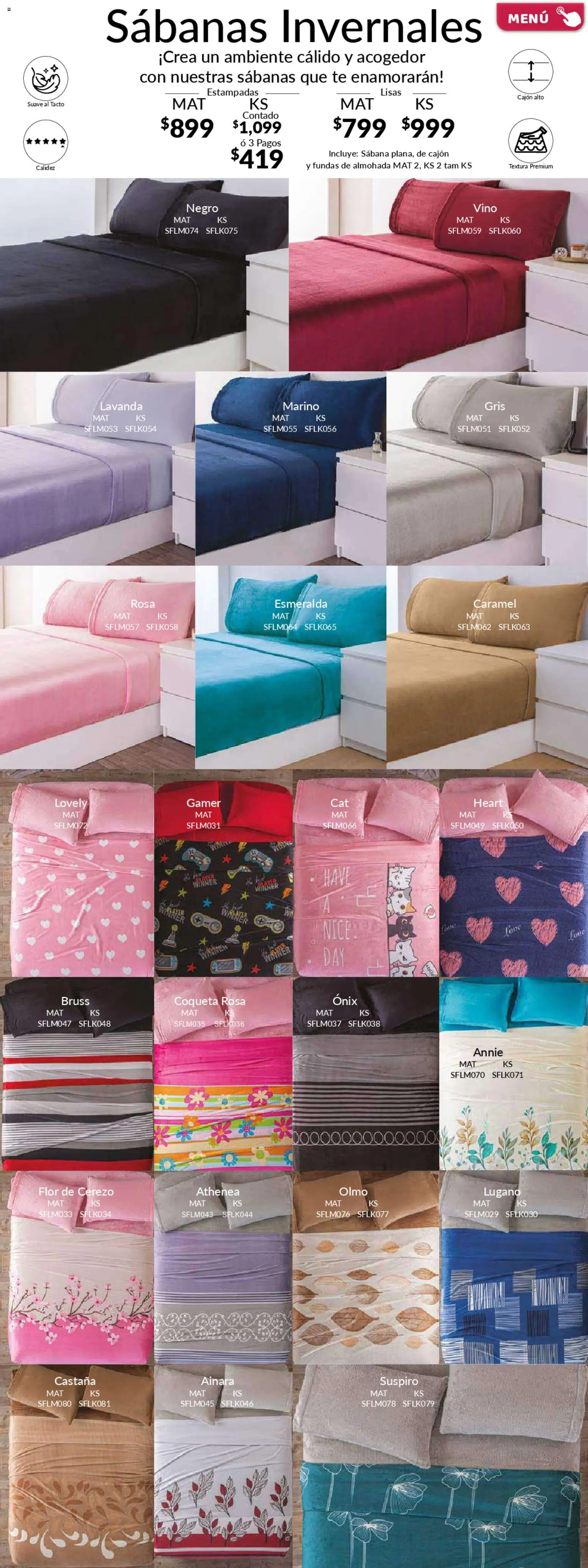 Nuevas ofertas de Colchas Concord válidas en toda la República Mexicana desde el 01.02.2026. ¡Encuentra las mejores ofertas en Colchas Concord catálogo! | Página: 92 | Productos: Almohada, Vino, Té, Sabanas