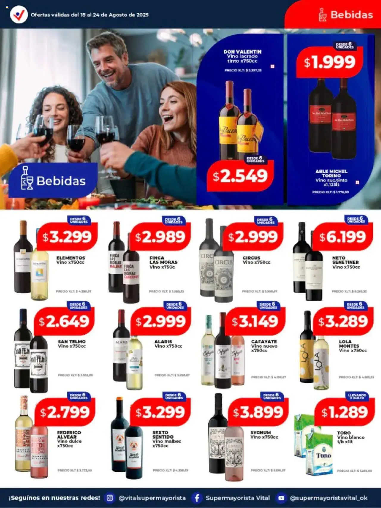 Vital - Ofertas - Abasto │ válido desde el 18.08.2025 | Página: 10 | Productos: Vino