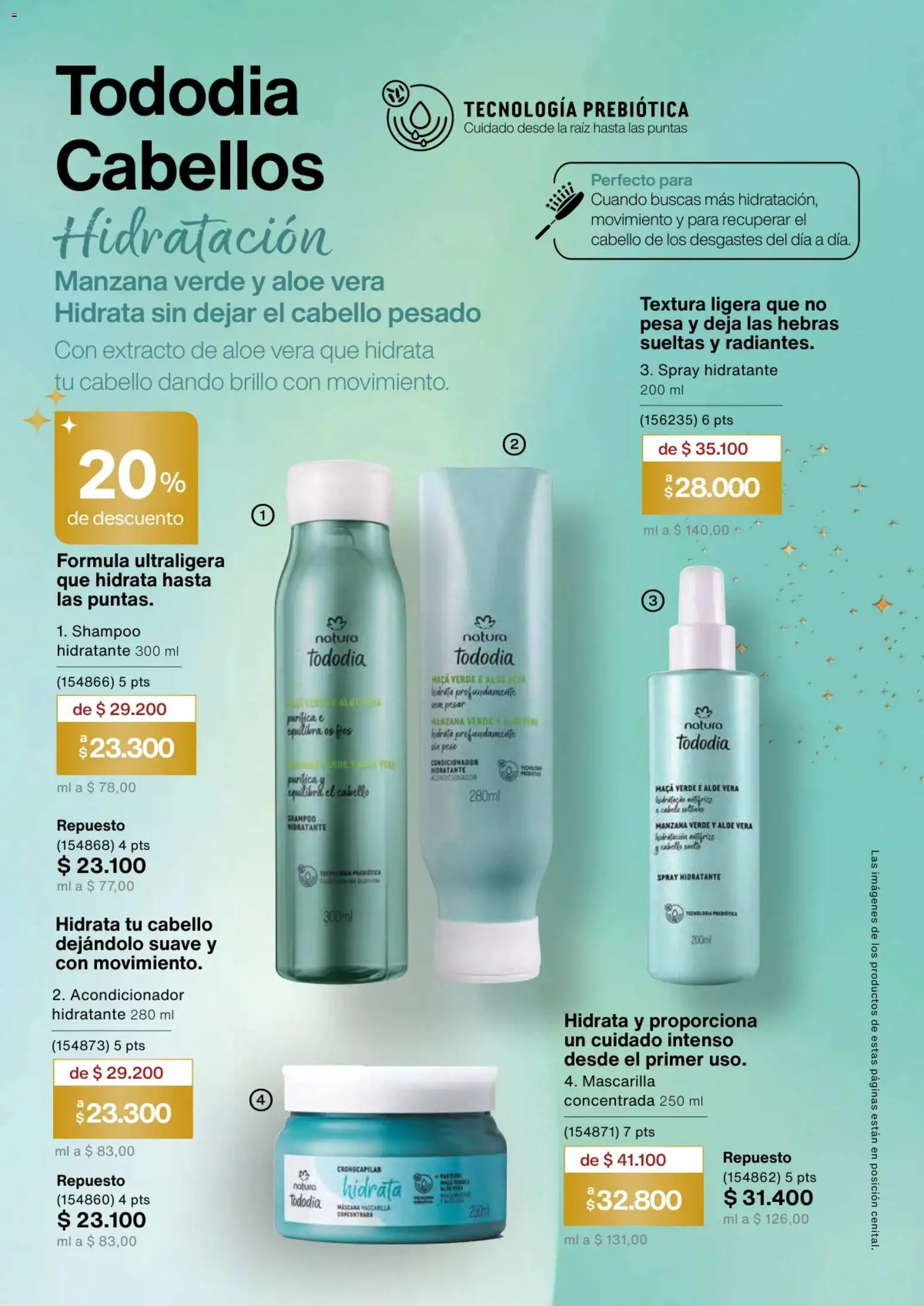 Natura revista - valida desde el 13.11.2025 | Página: 164 | Productos: Shampoo, Mascarilla, Máscara, Acondicionador