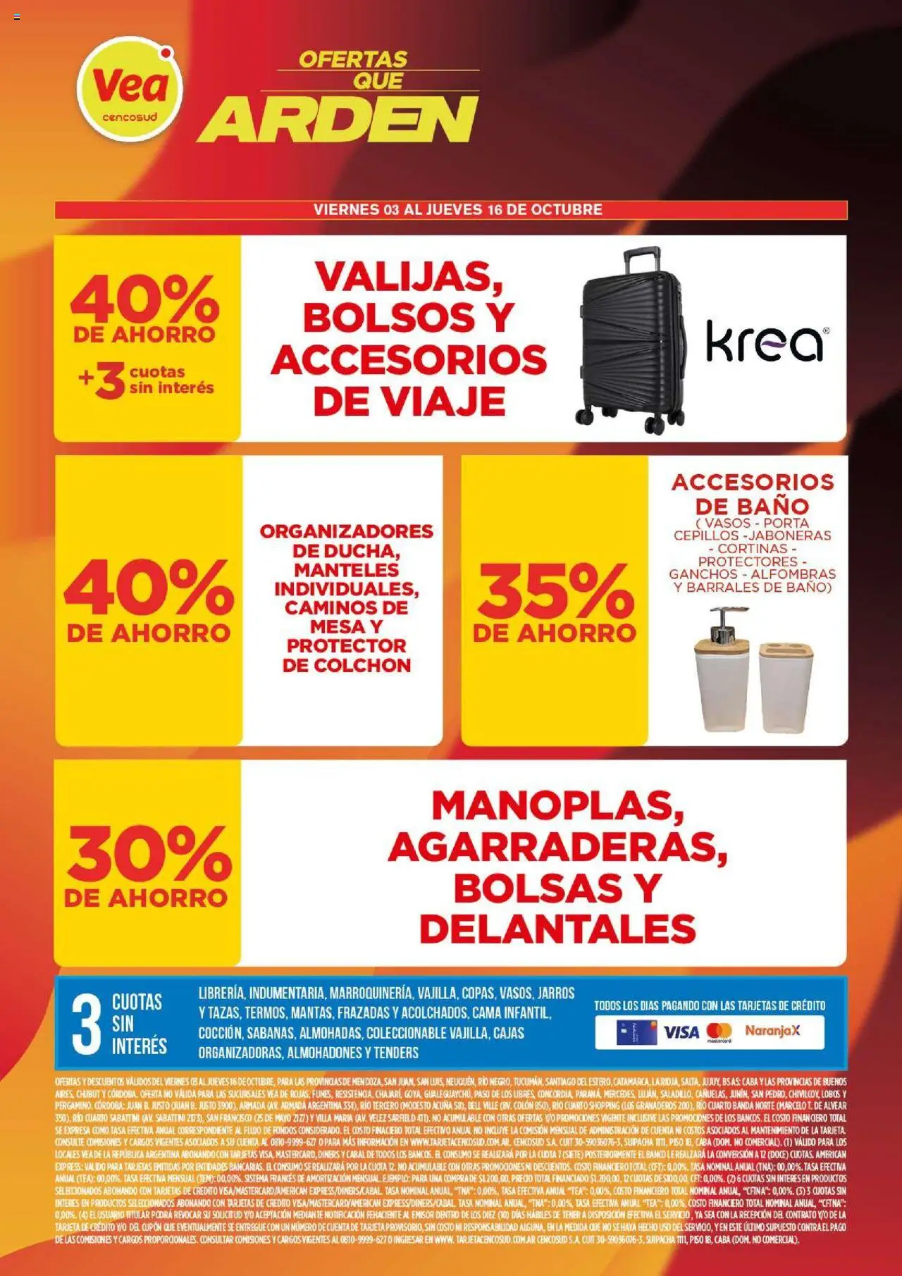 Vea - Ofertas que ardén │ válido desde el 03.10.2025 | Página: 12 | Productos: Cortinas, Mesa, Baño, Vasos