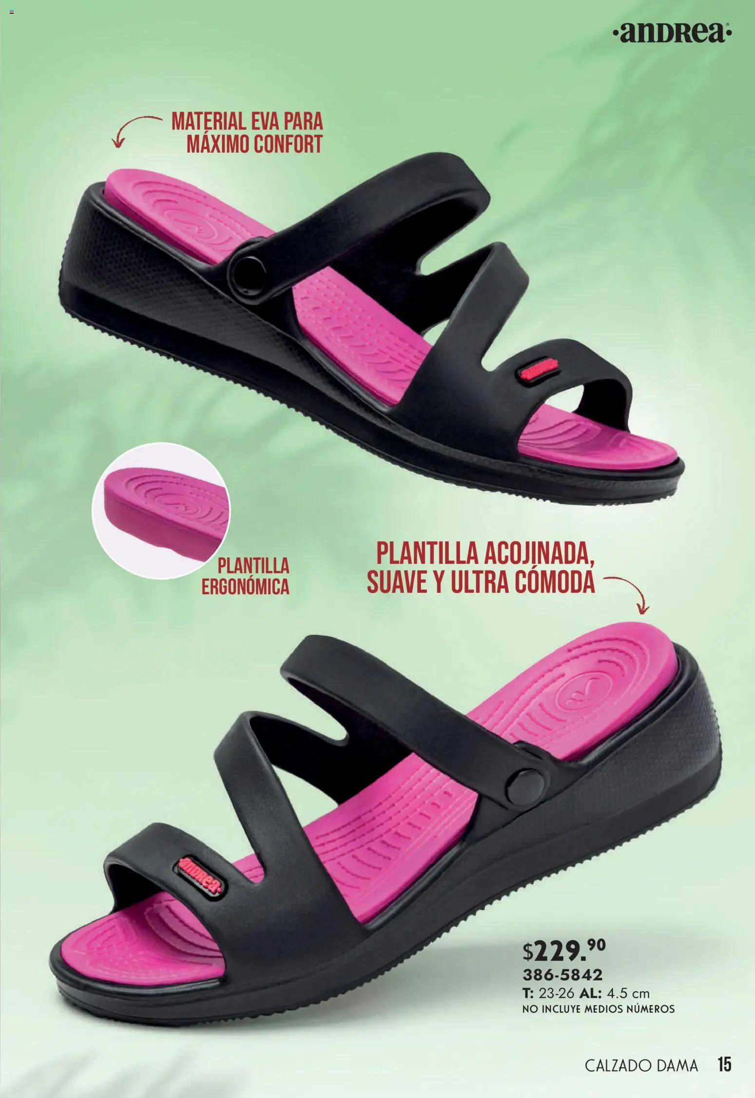 Nuevas ofertas de Andrea válidas en toda la República Mexicana desde el 22.03.2026. ¡Encuentra las mejores ofertas en Andrea catálogo Avances de Verano! | Página: 15