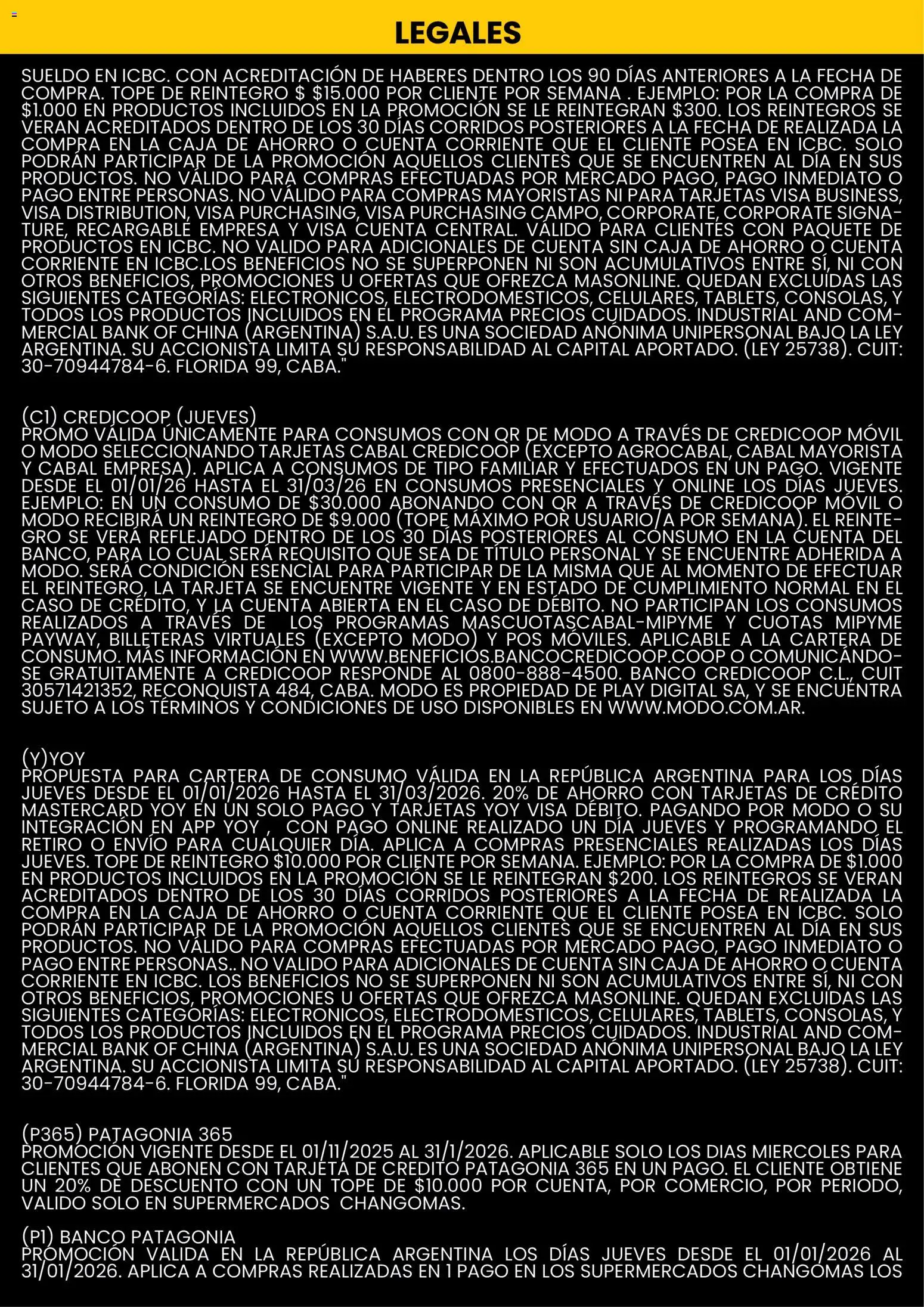 Changomas ofertas │ válido desde el 01.01.2026 | Página: 7 | Productos: Movil, Cartera, Caso, Banco