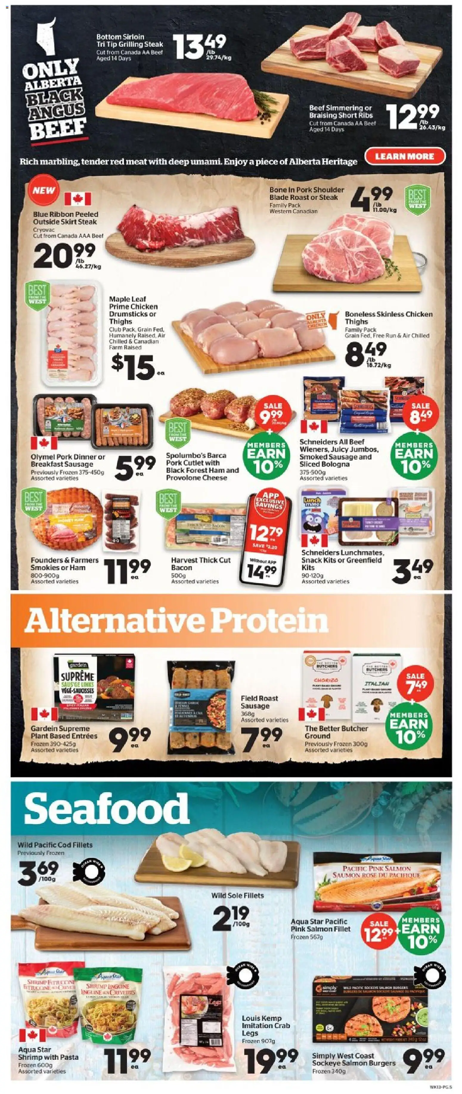 Calgary Co-op flyer valid from 29.01.2026 | Page: 6 | Products: Skirt, Cheese, Ham, Pork