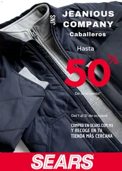 Vista previa de Sears catálogo, nuevo folleto de la tienda, válido en México a partir del 01.10.2025