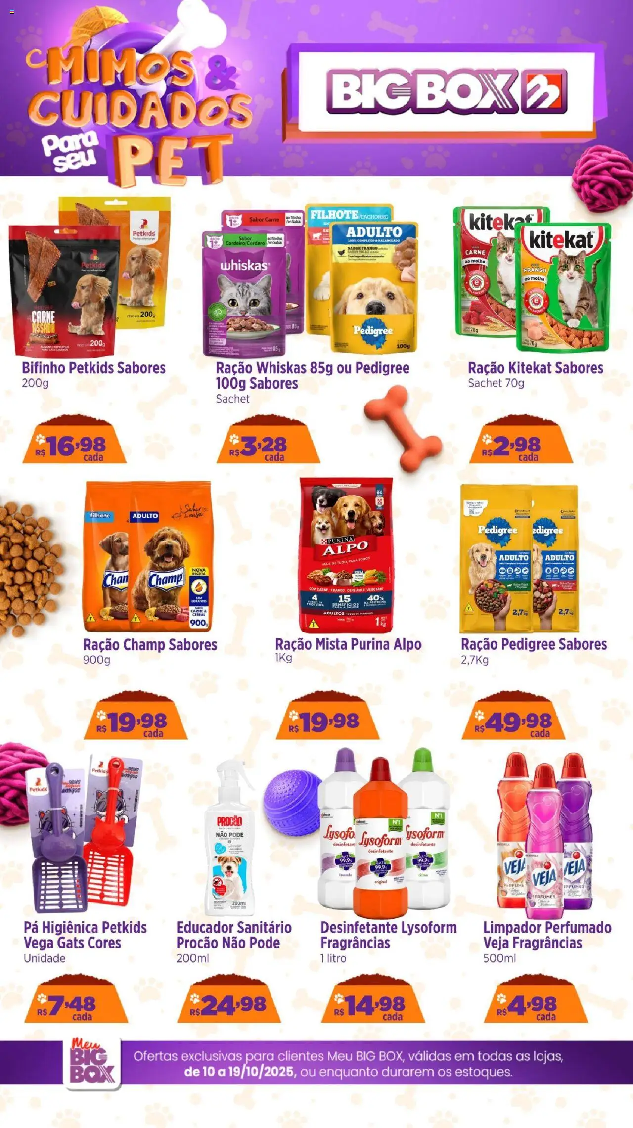 Big Box Folheto - válido de 10.10.2025 | Página: 1 | Produtos: Perfume, Carne, Frango, Desinfetante