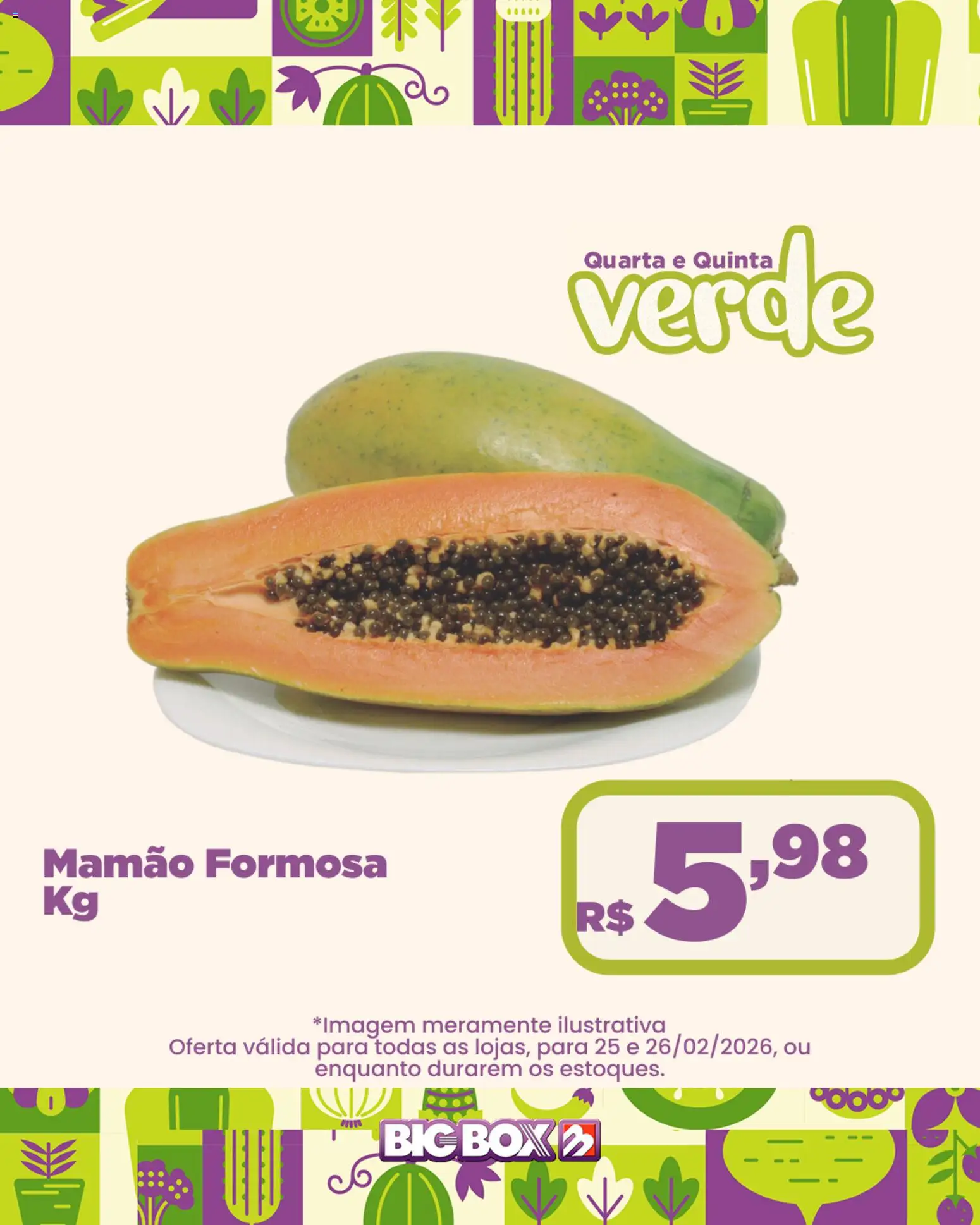 Big Box Folheto - válido de 25.02.2026 | Página: 5 | Produtos: Mamão