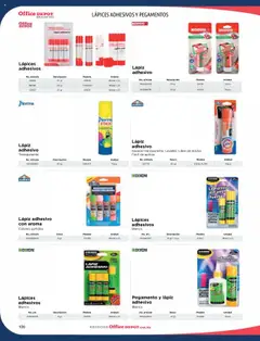 Nuevas ofertas de Office Depot válidas en toda la República Mexicana desde el 09.01.2025. ¡Encuentra las mejores ofertas en Office Depot catálogo 2025! | Página: 108 | Productos: Pegamento, Barra