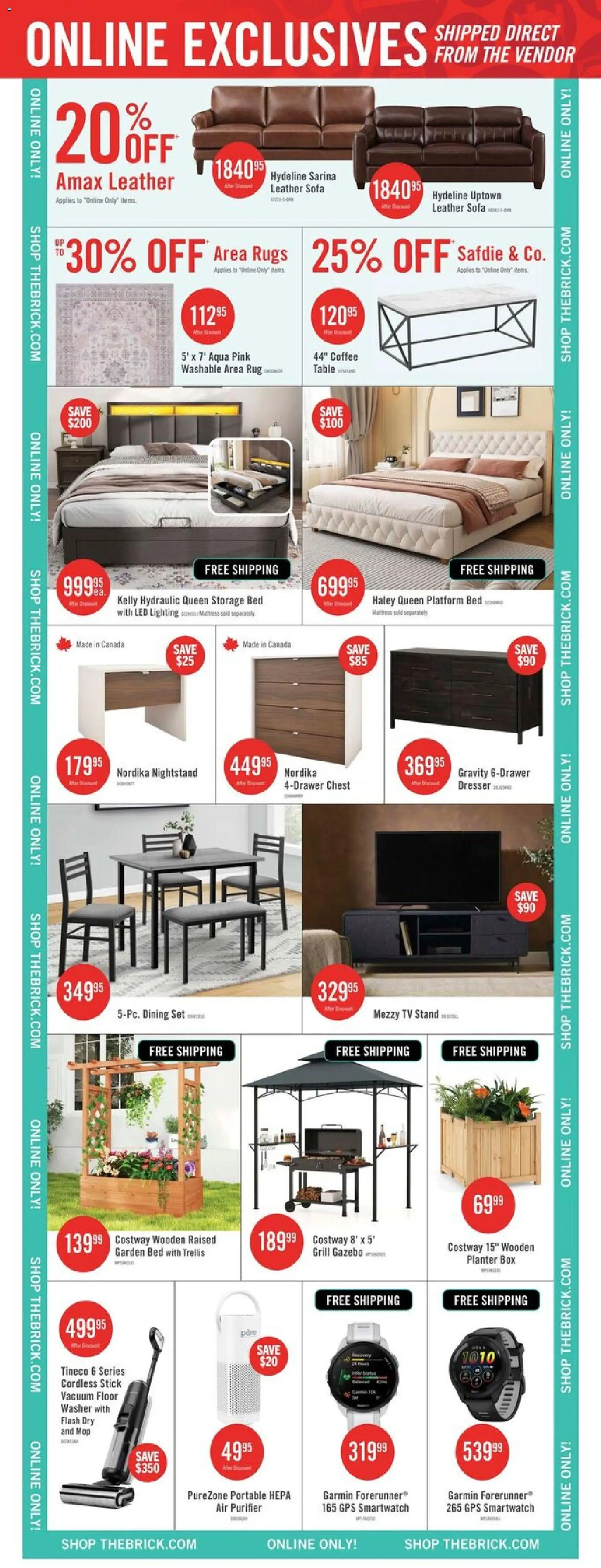 The Brick flyer valid from 26.03.2026 | Page: 16 | Products: Tv, Air purifier, Smartwatch, Sofa