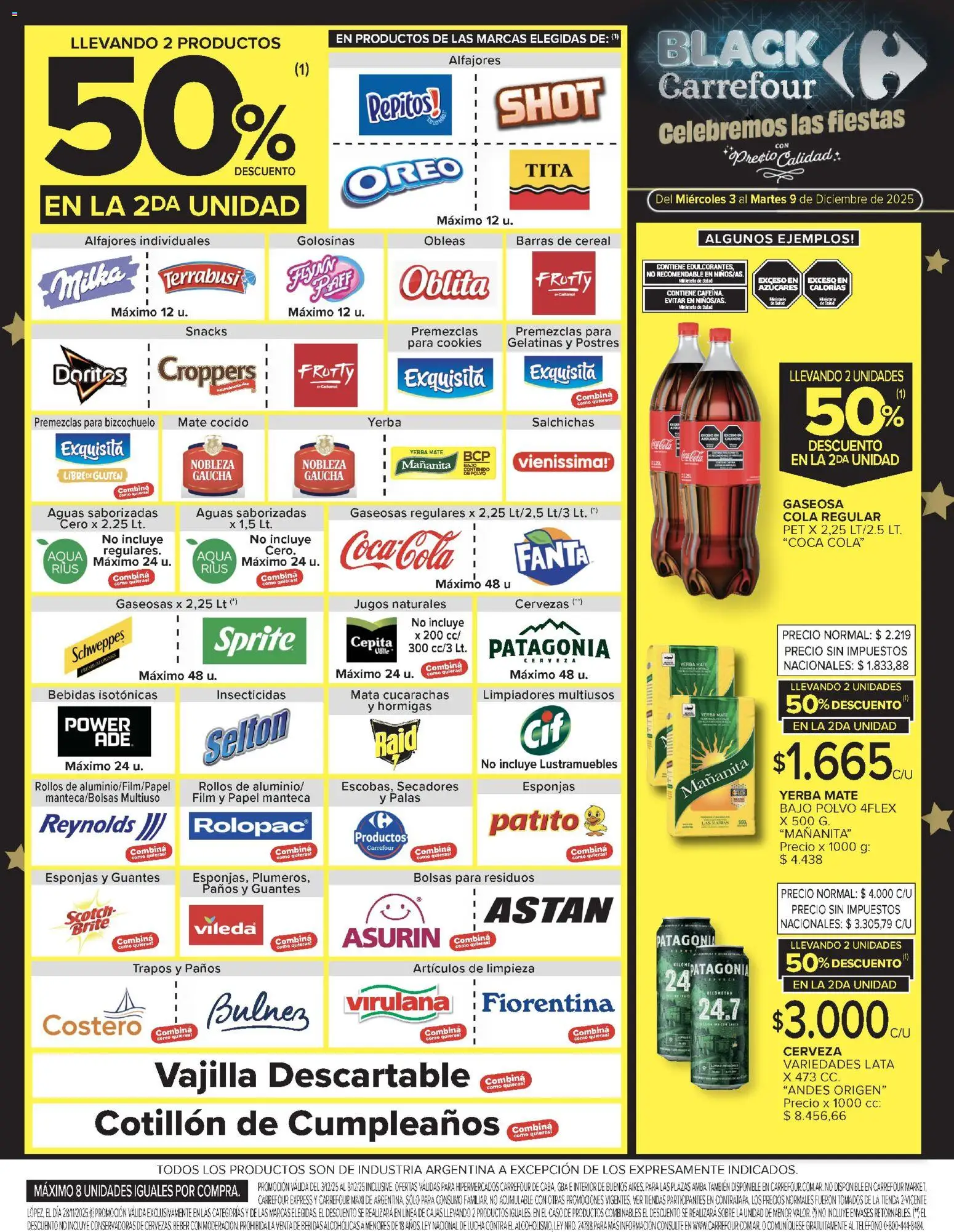 Carrefour - Carrefour Hiper 03 Diciembre - 9f59952f-7627-4a15-93a5-226a35a10741 │ válido desde el 03.12.2025 | Página: 12 | Productos: Teléfono, Caso, Cerveza, Mate cocido