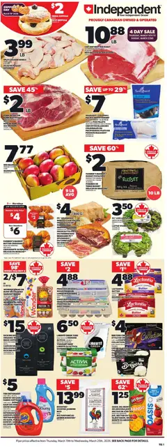 Preview of Independent Grocer weekly flyer / circulaire from shop Independent Grocer valid from 19.03.2026 | Page: 3