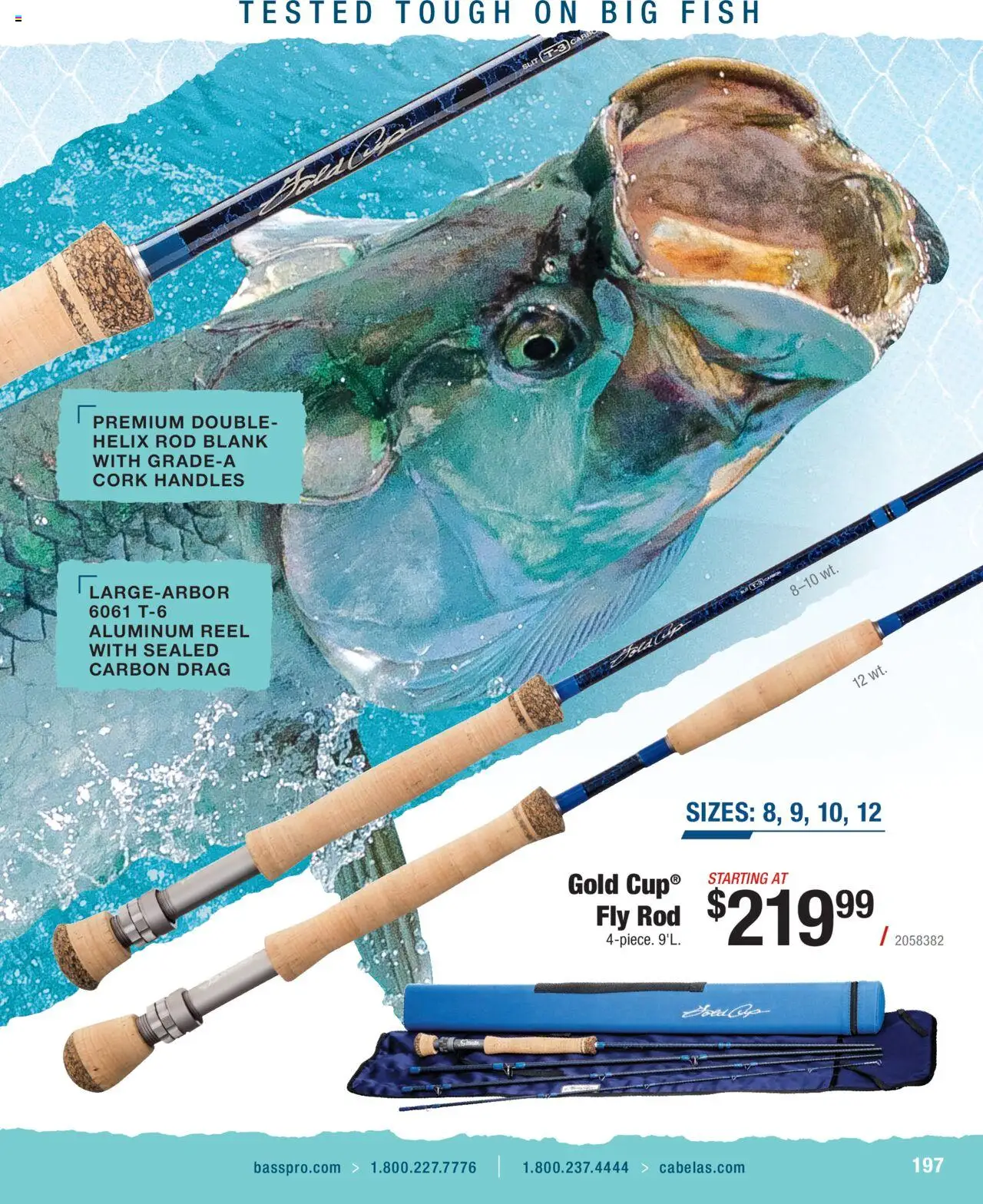 Cabela's Saltwater Specialist 25 - valid from 01.01.2025 | Page: 197 | Products: Fish, Fly Rod, Rod