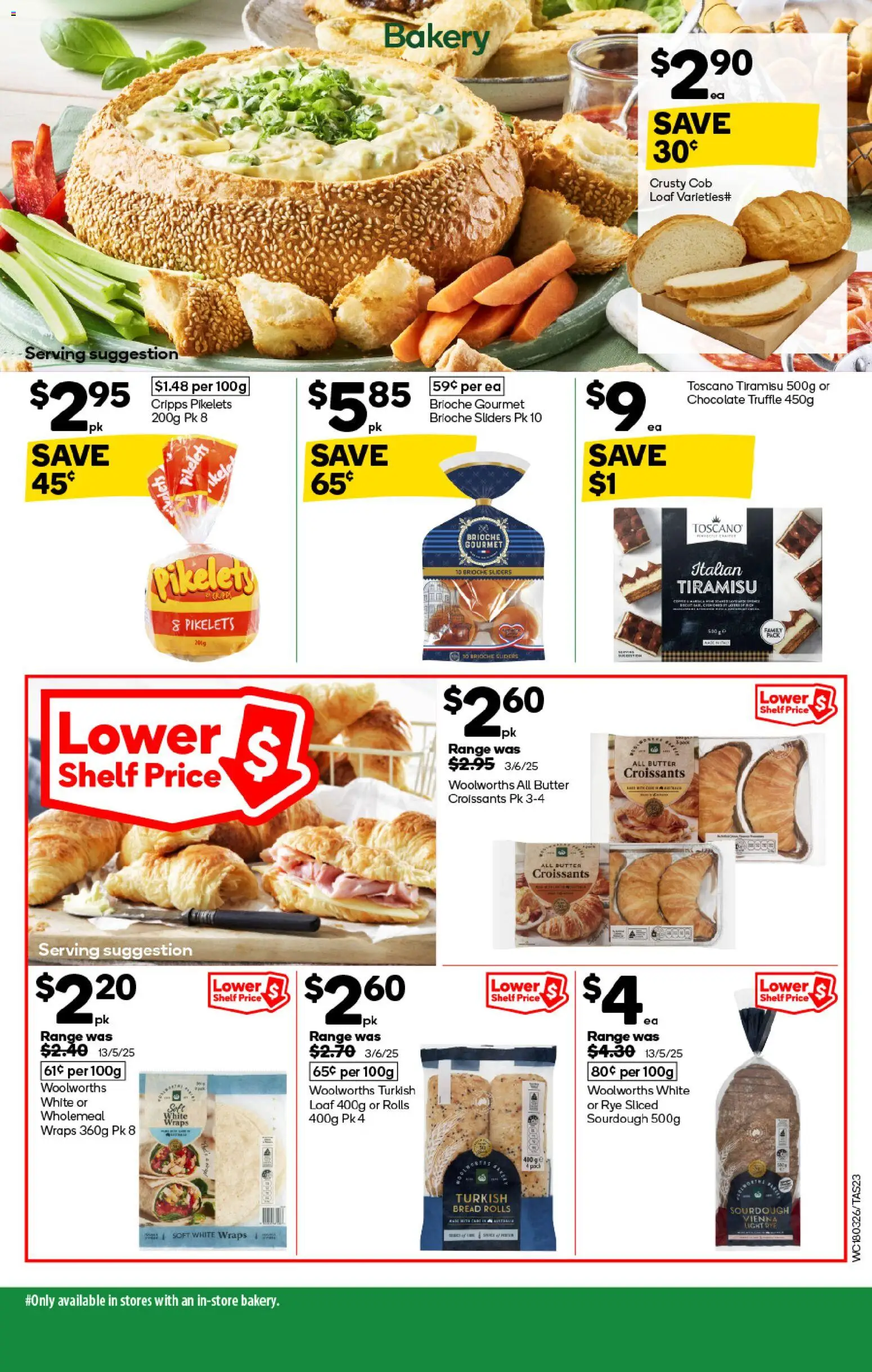Woolworths catalogue - valid from 01.04.2026 | Page: 23 | Products: Shelf, Light, Rye, Bakery