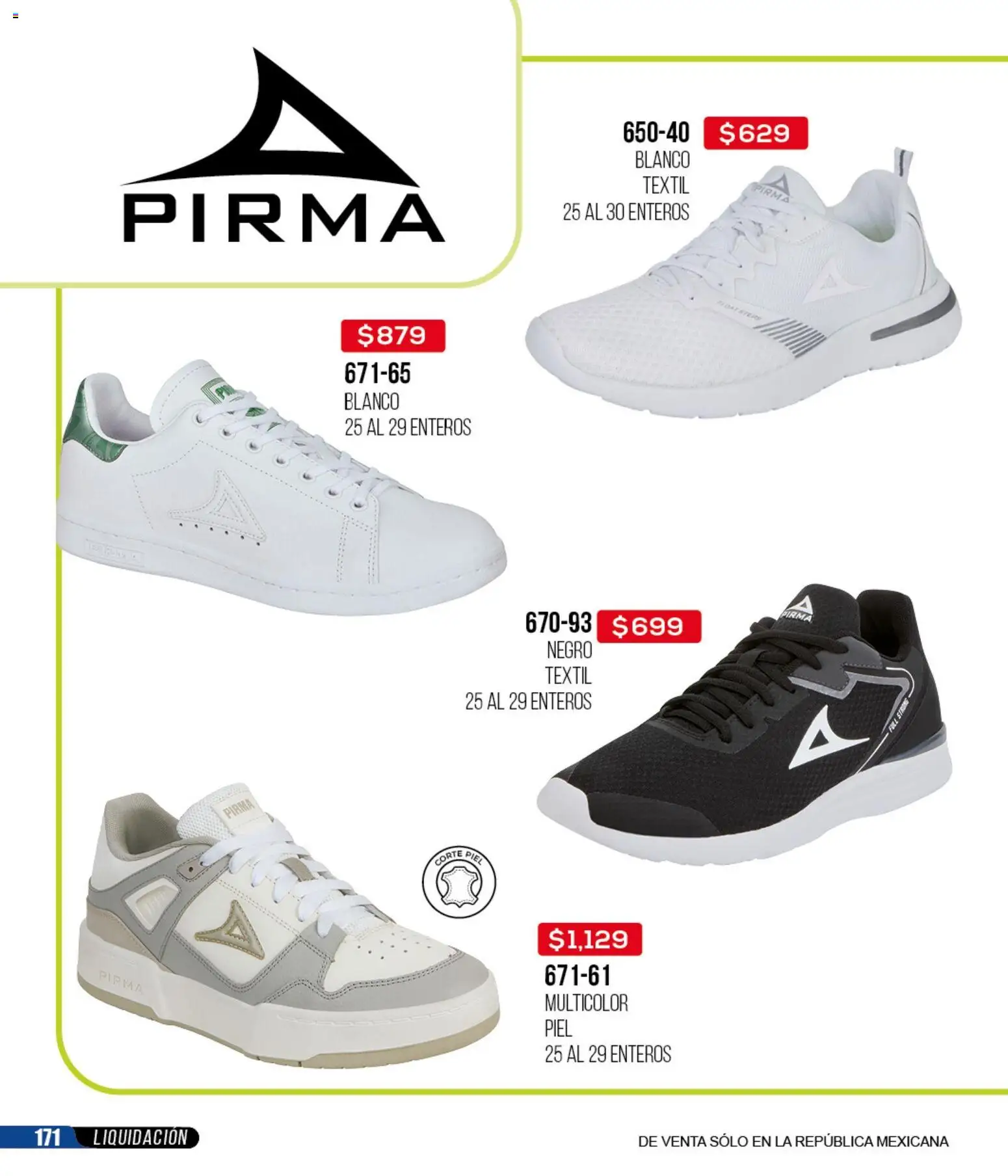 Nuevas ofertas de Cklass válidas en toda la República Mexicana desde el 18.03.2026. ¡Encuentra las mejores ofertas en Cklass catálogo Liquidación total calzado! | Página: 172