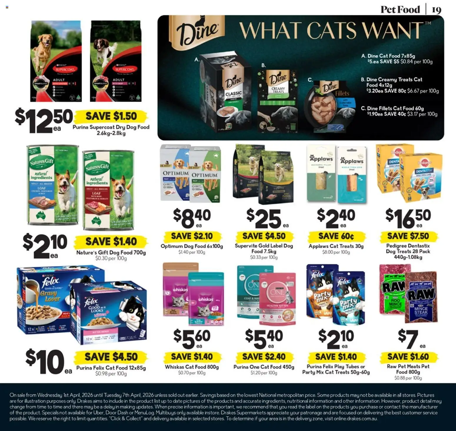 Drakes catalogue - valid from 01.04.2026 | Page: 19 | Products: Door, Wine, Steak, Date