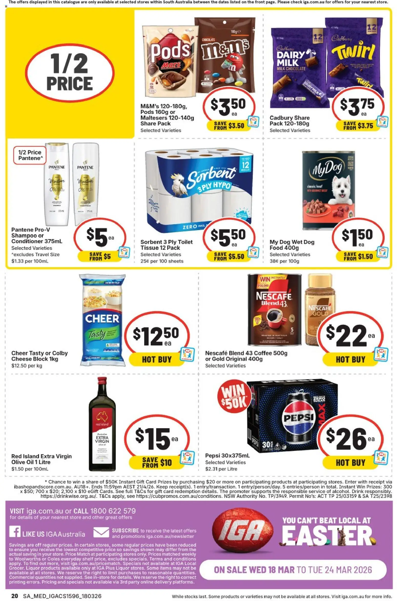 IGA catalogue - valid from 18.03.2026 | Page: 16 | Products: Dairy, Conditioner, Coffee, Beef
