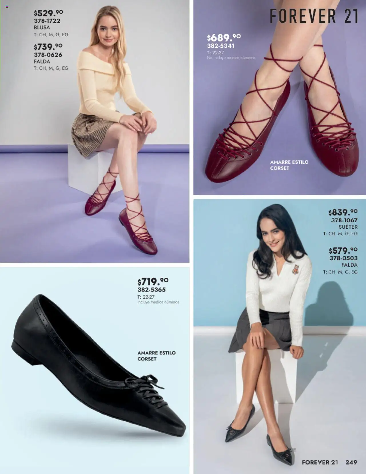 Nuevas ofertas de Andrea válidas en toda la República Mexicana desde el 09.10.2025. ¡Encuentra las mejores ofertas en Andrea - Catálogo Forever 21! | Página: 19 | Productos: Blusa, Suéter, Falda