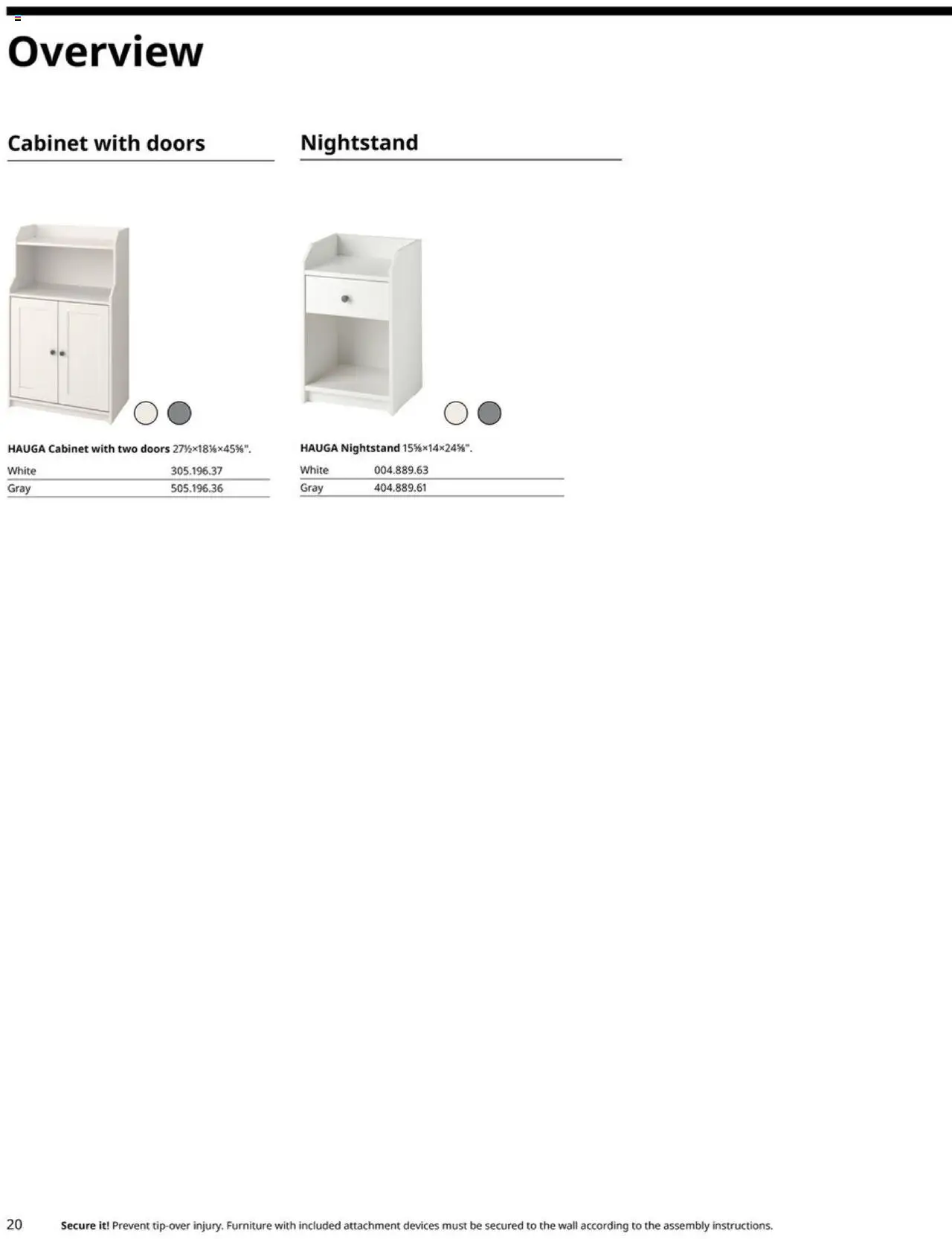 IKEA HAUGA Series - valid from 01.01.2025 | Page: 20