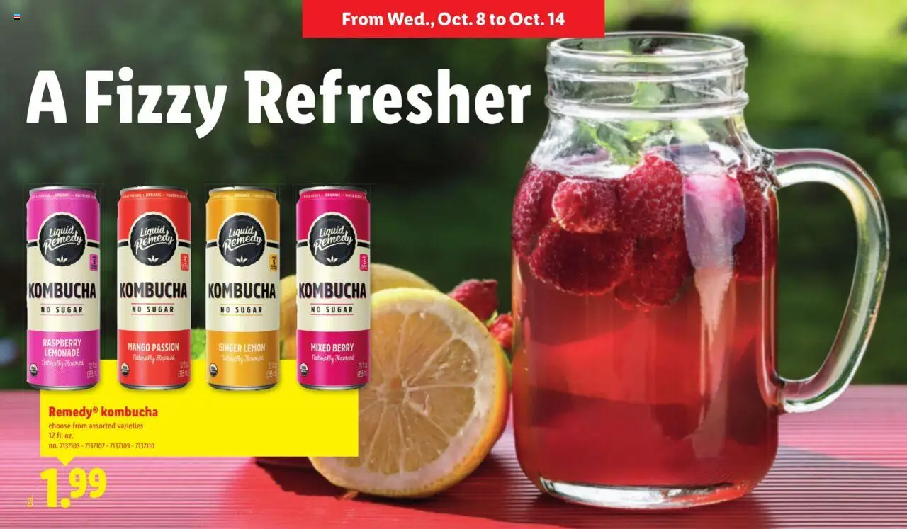 Lidl Weekly Ad - valid from 08.10.2025 | Page: 7 | Products: Ginger, Lemon, Mango, Raspberry